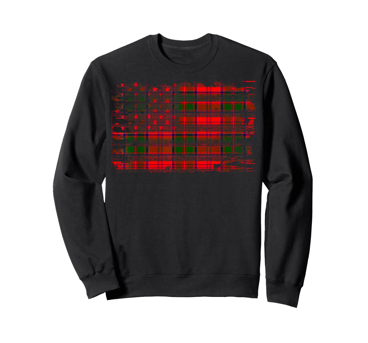 Clan Grant American Flag Scottish Tartan Shirt T-Shirt