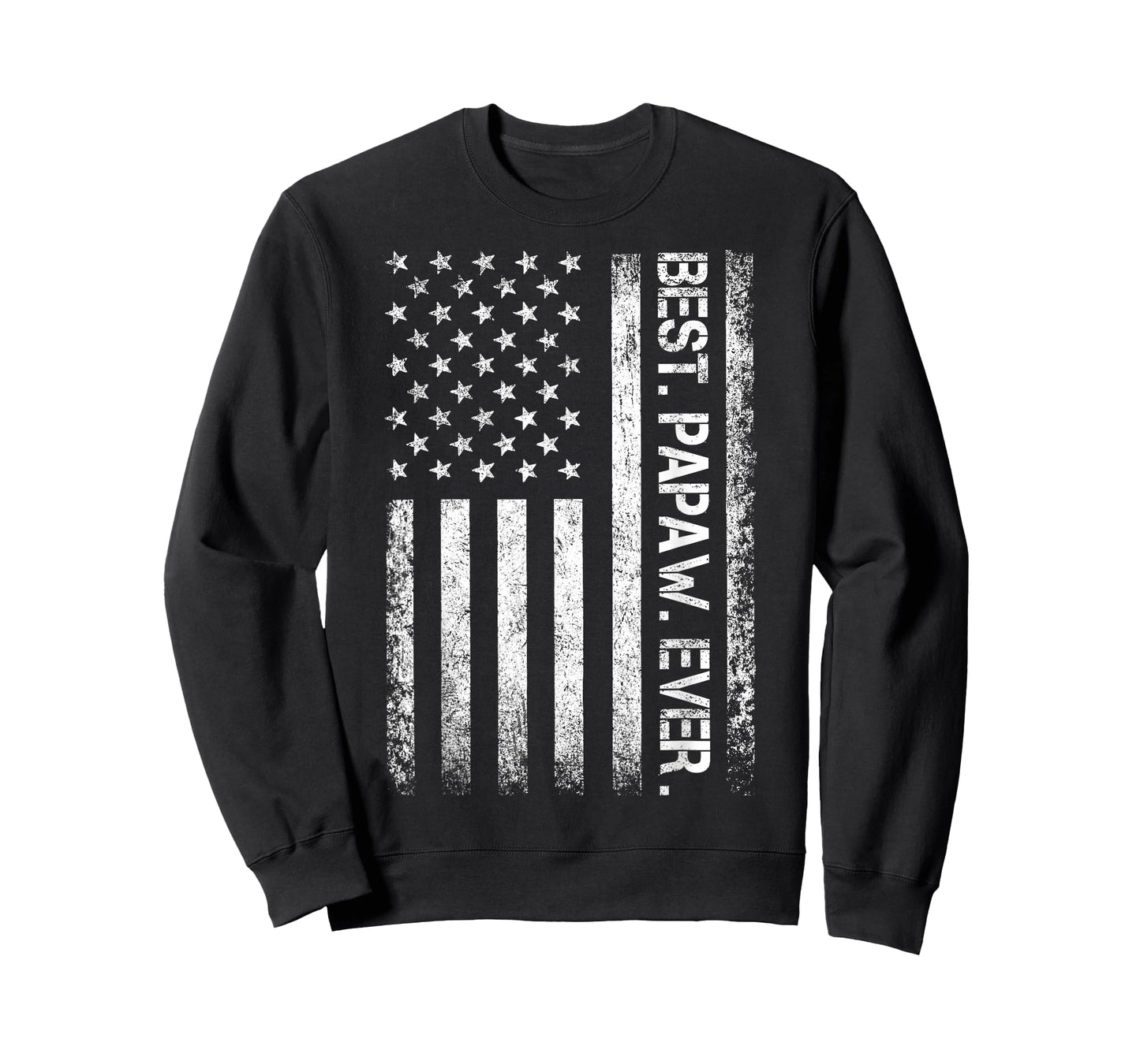 Best Papaw Ever Vintage American Flag T Shirt T-Shirt