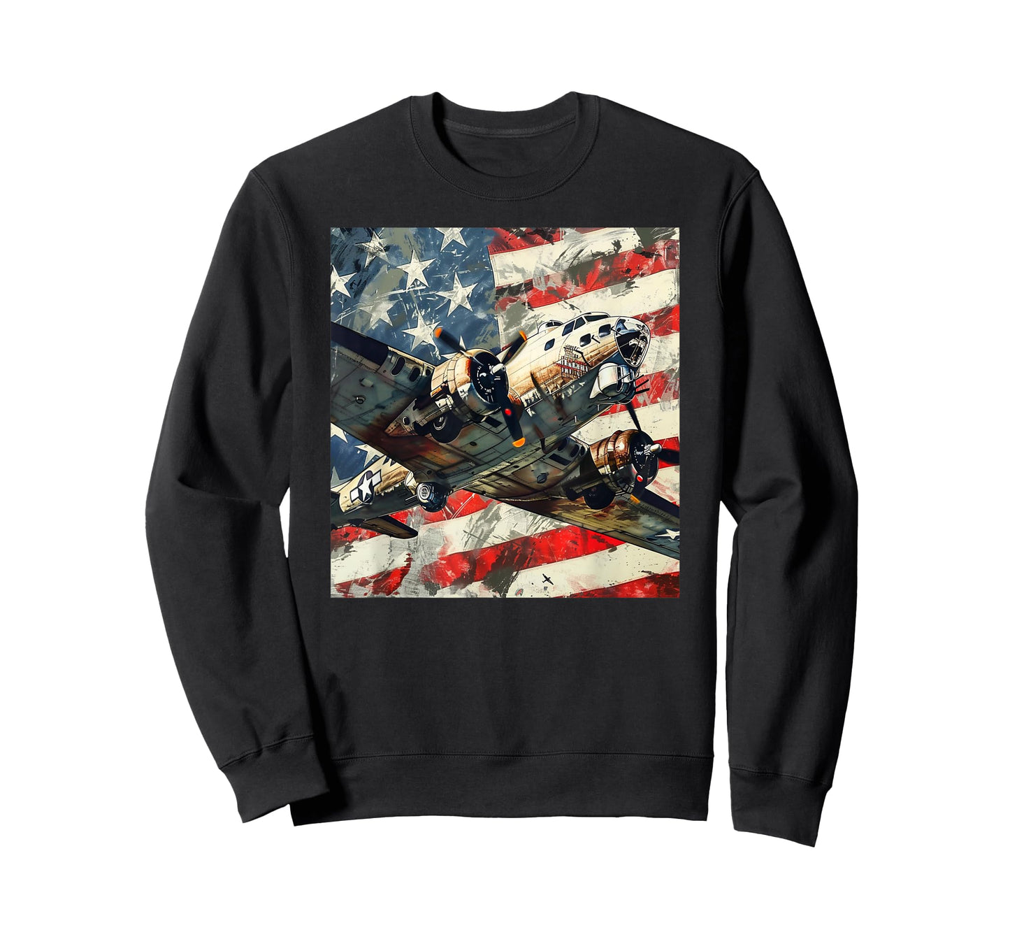 B-17 Flying Fortress WWII bomber aircraft Military Warbird T-Shirt