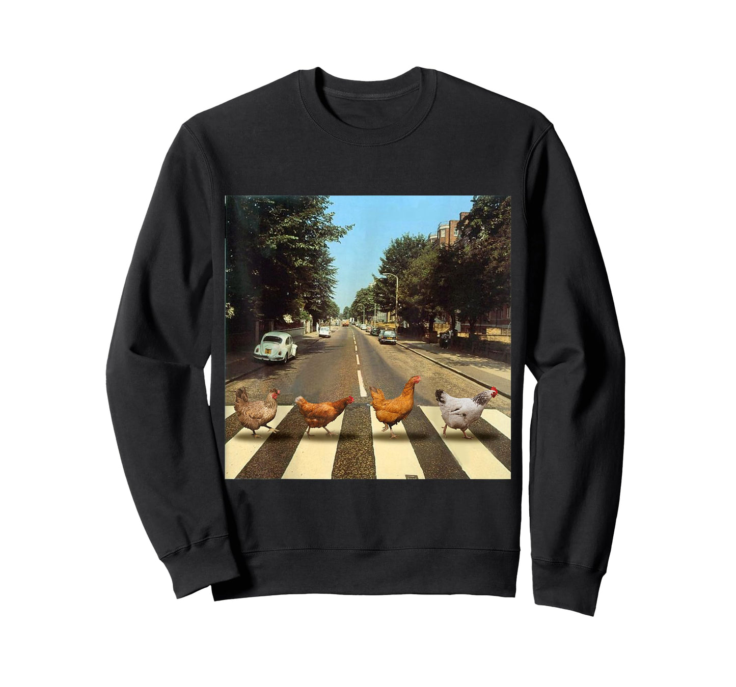 Chickens Crossing Road Parody Chicken Lover T-Shirt