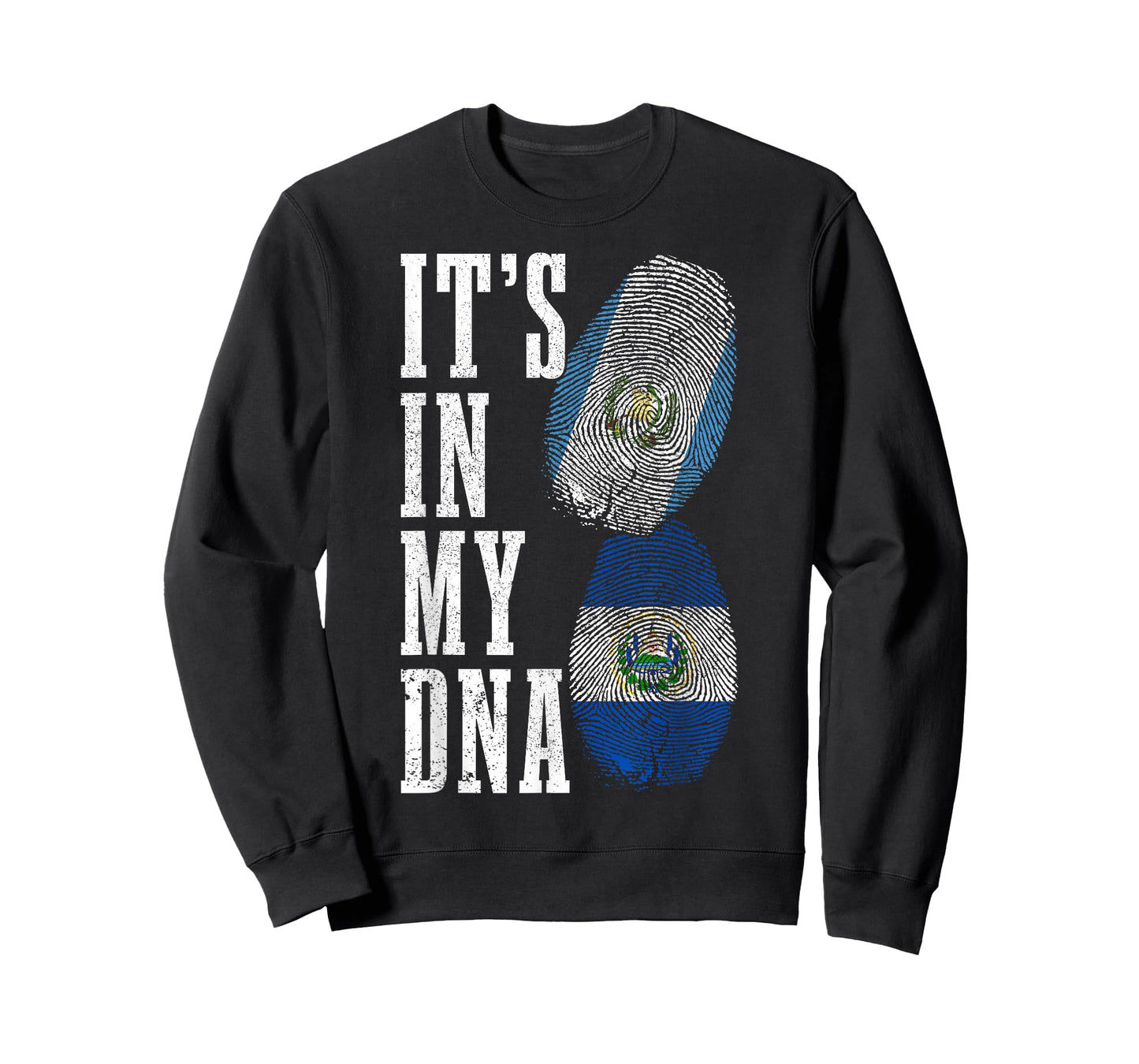 Guatemala El Salvador DNA Guatemalan Salvadorian Flag Pride T-Shirt