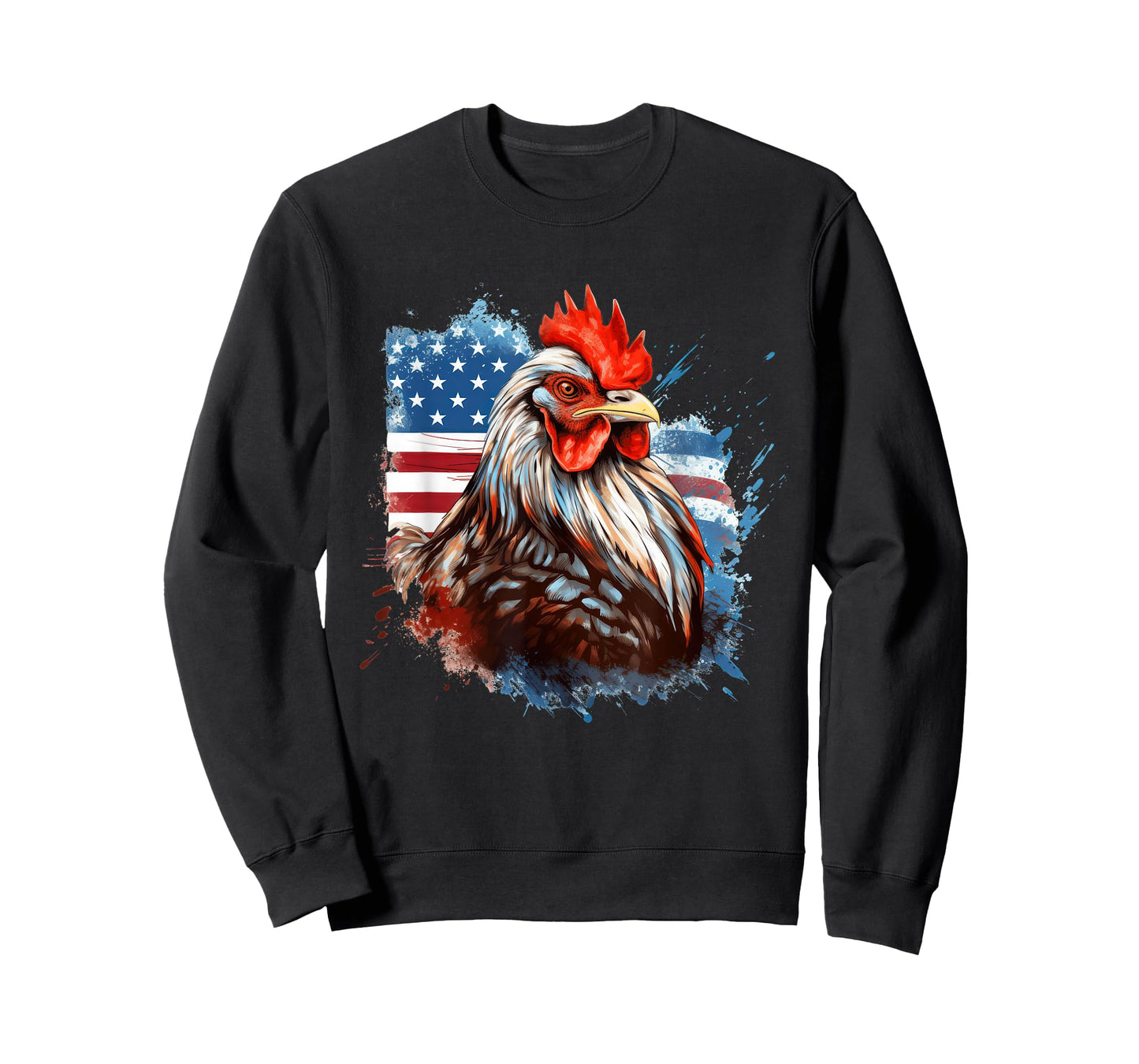 Chicken American Flag T-Shirt