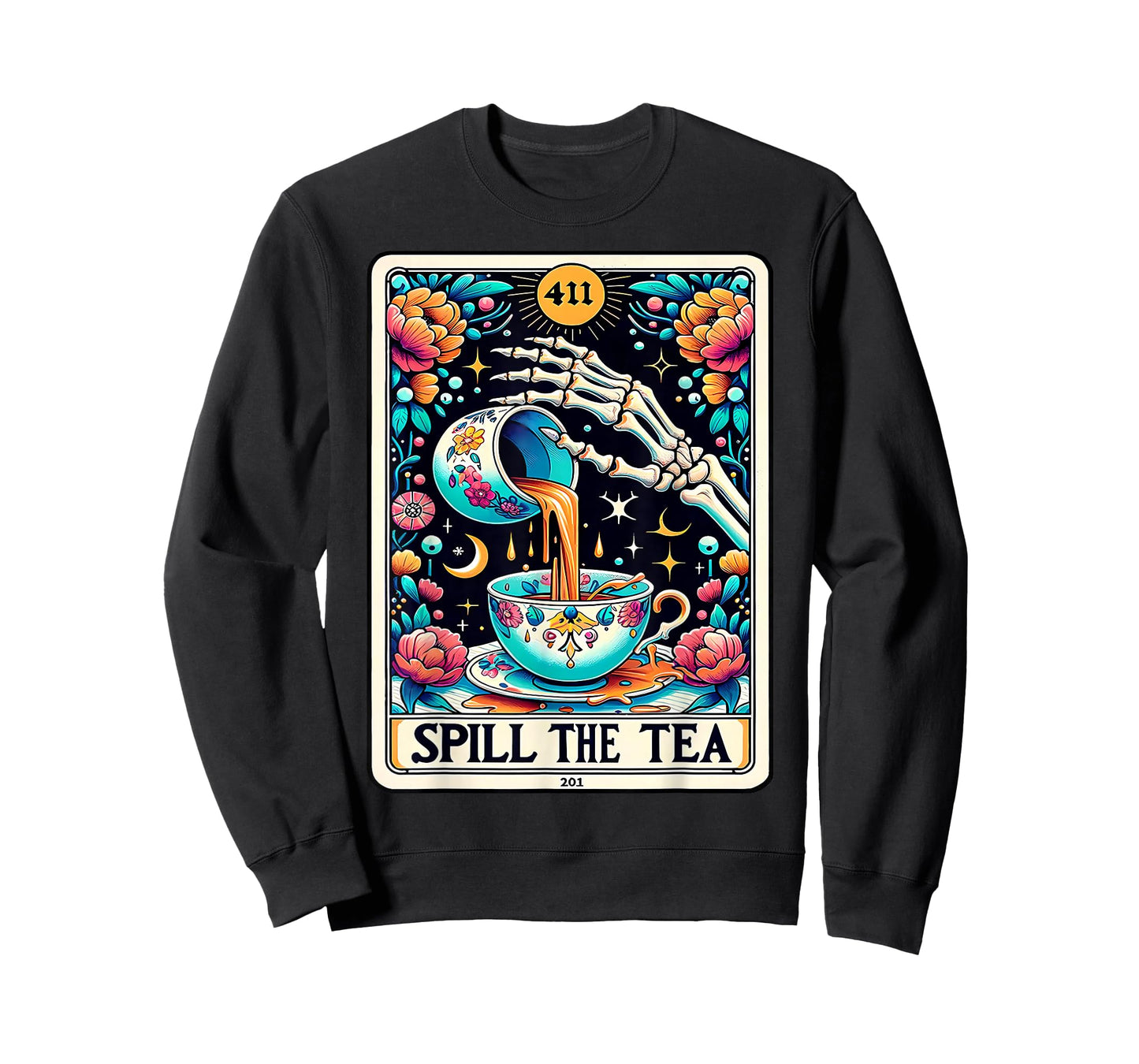 Spill The Tea Tarot Card T-Shirt