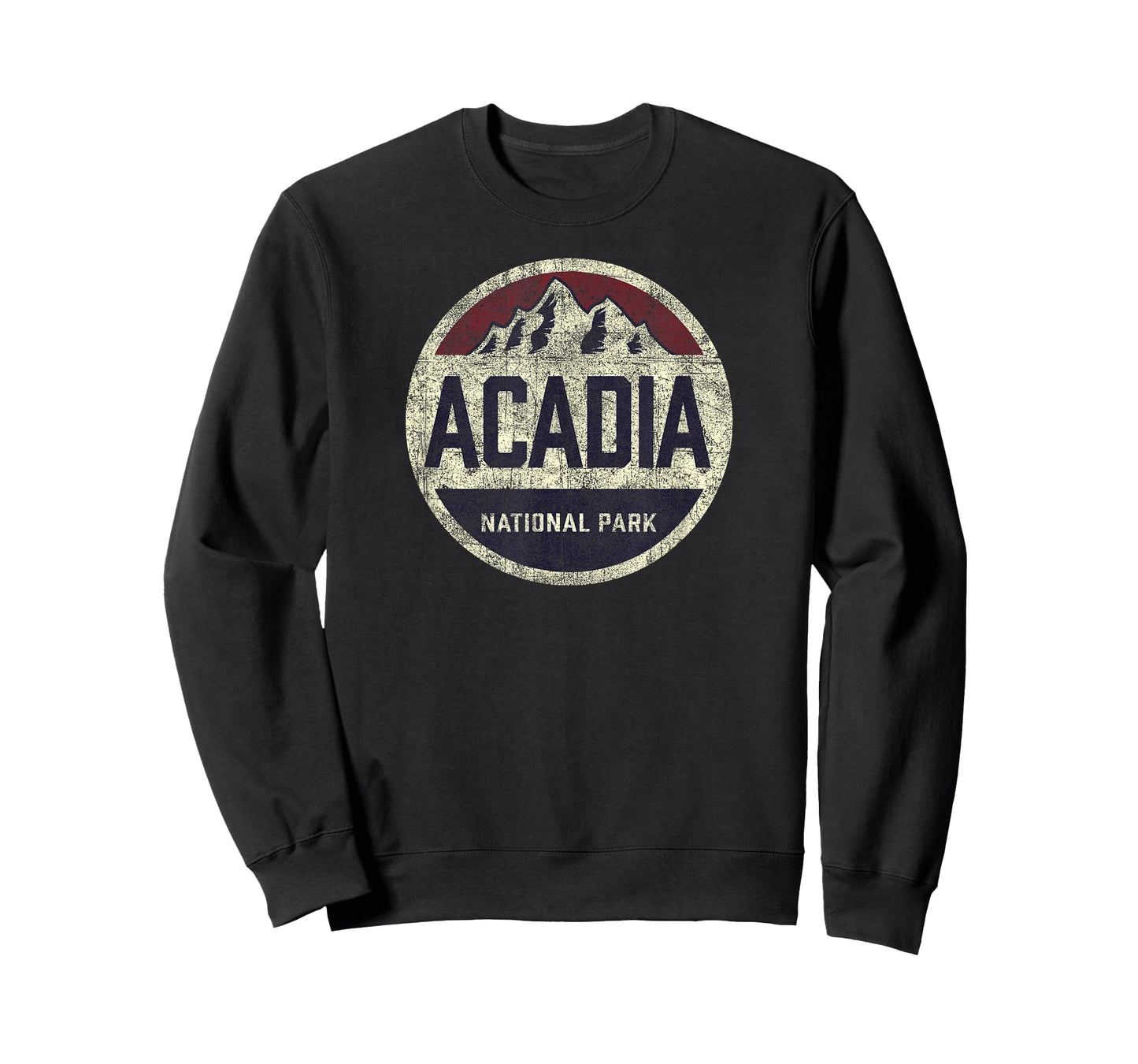Retro Acadia National Park Vintage Mountain Women Men Hiking T-Shirt