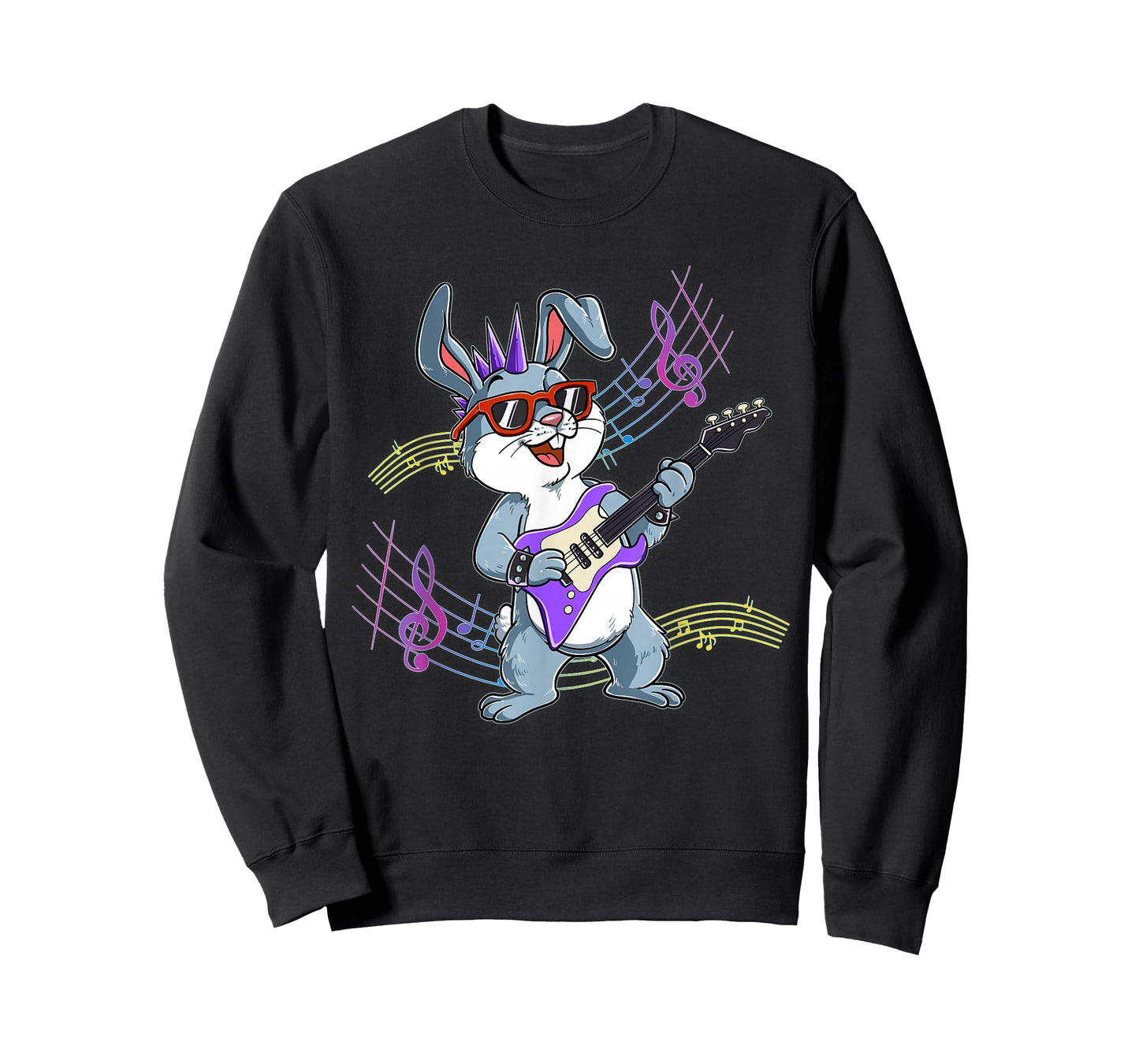 Rabbit Guitar Rockstar T-Shirt