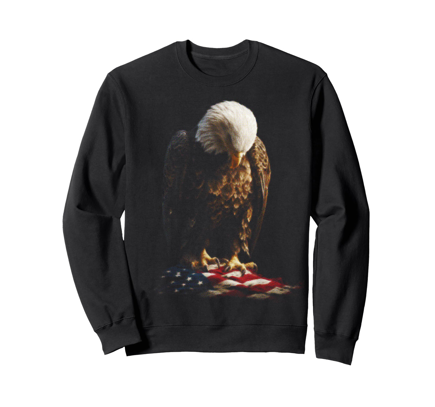Symbolic Eagle of Liberty American Flag Art T-Shirt