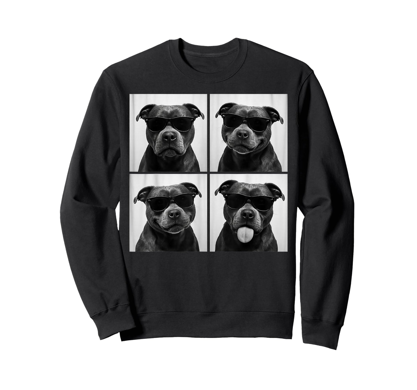 Funny Staffordshire Bull Terrier Lover Cute Dog Photo Booth T-Shirt