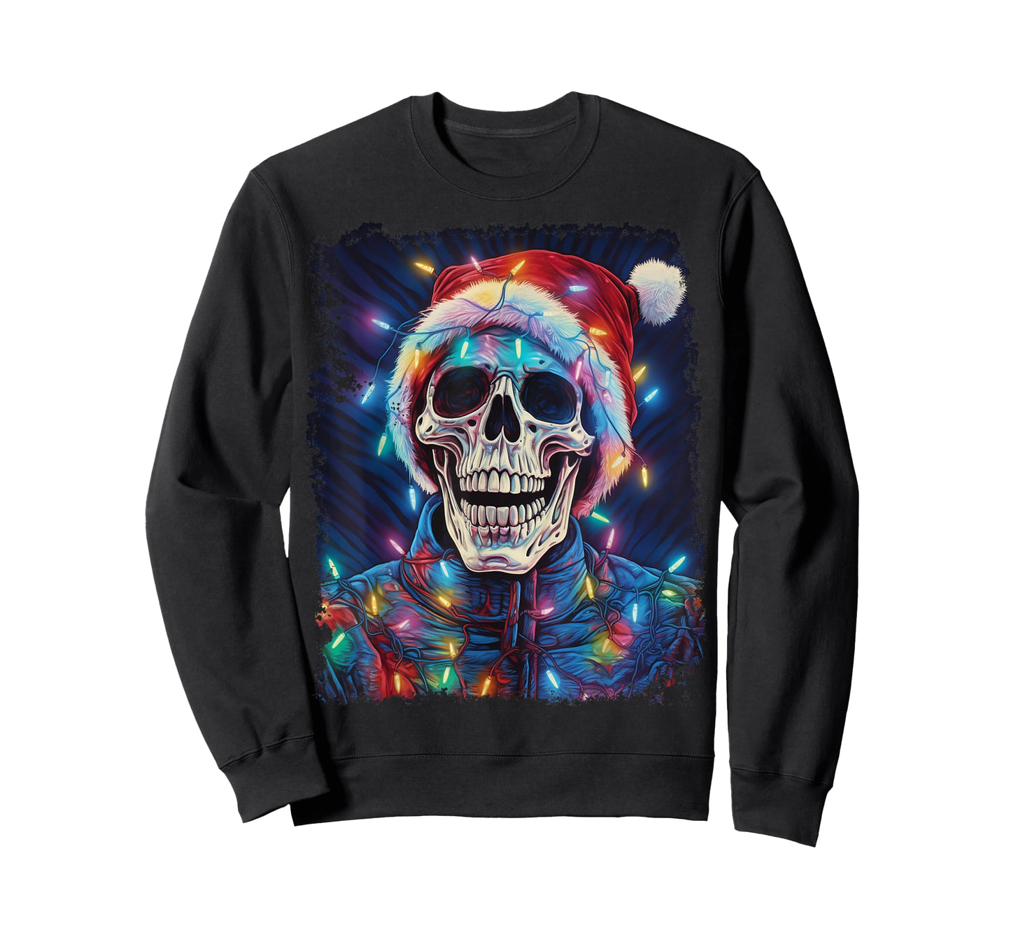 Christmas Skeleton Anatomy Scary Halloween T-Shirt