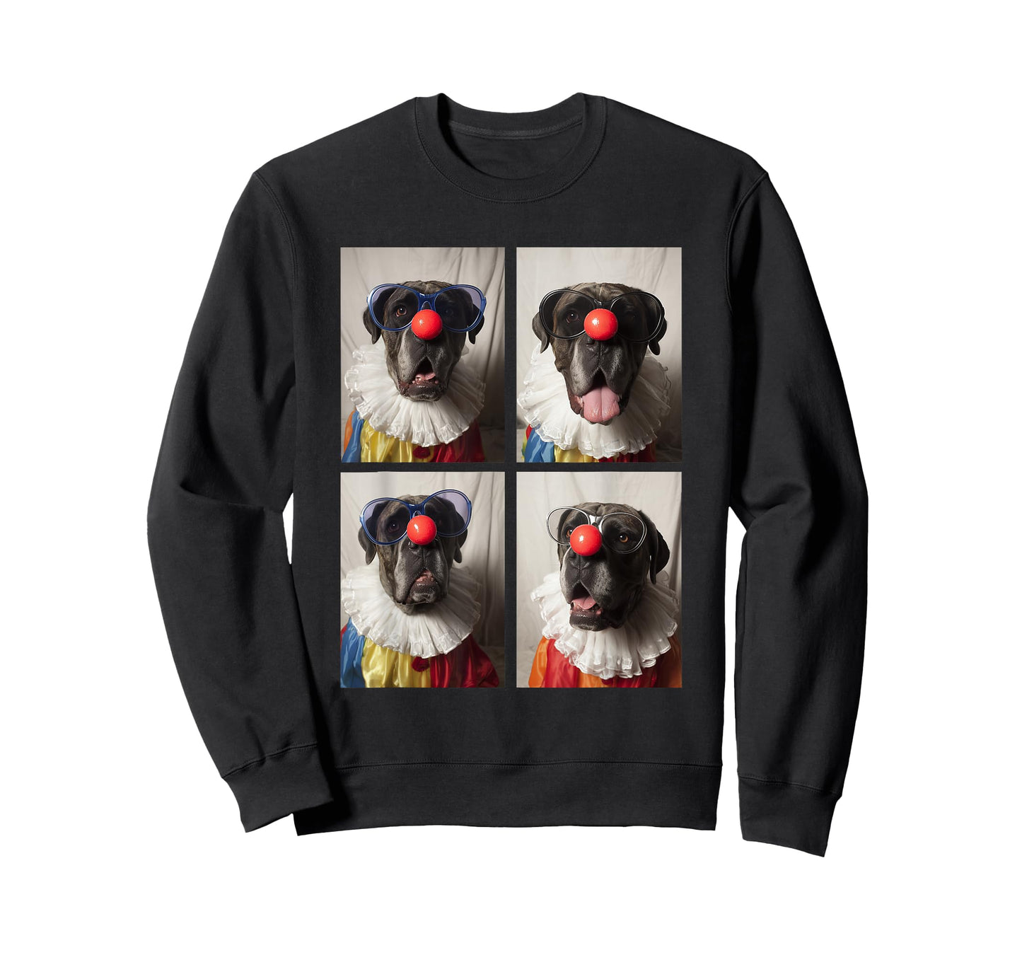 Cane Corso with Sunglasses Clown Animals Halloween Dogs T-Shirt
