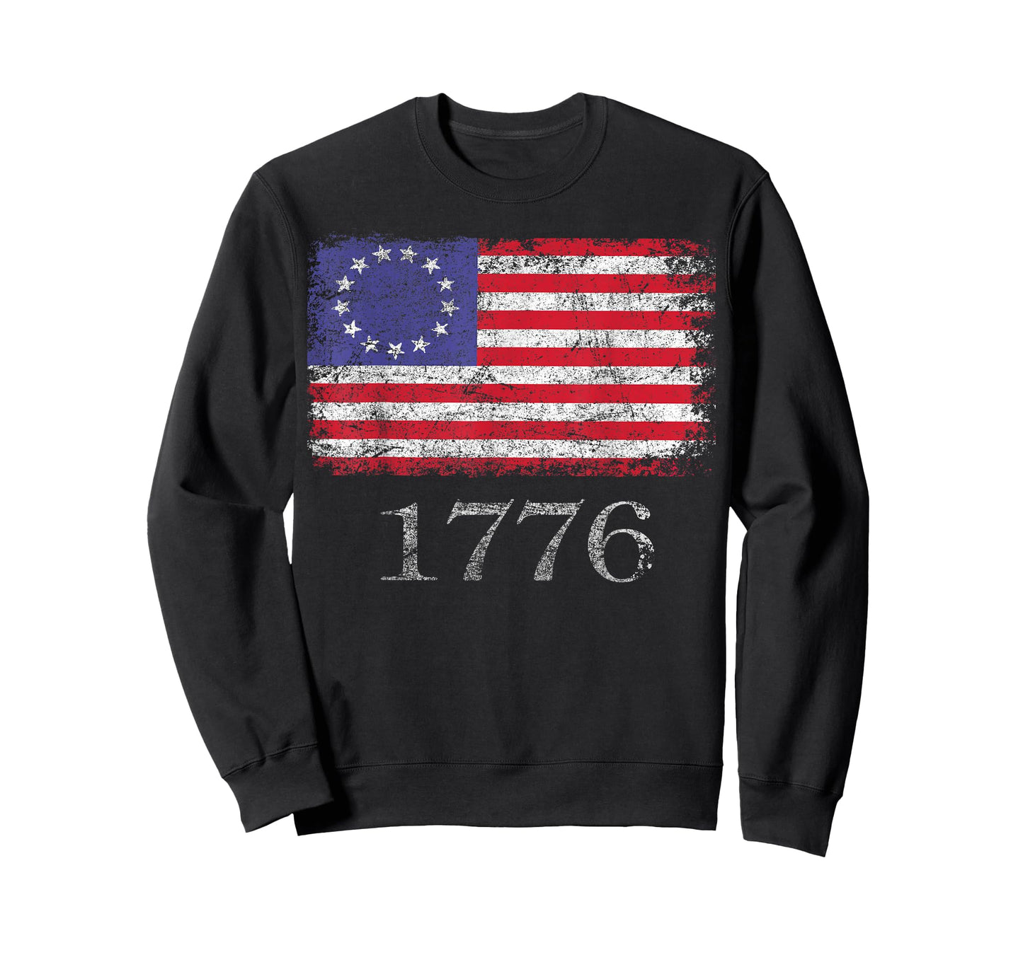 4th of July T Shirt American Flag Betsy Ross 1776 Men Women T-Shirt