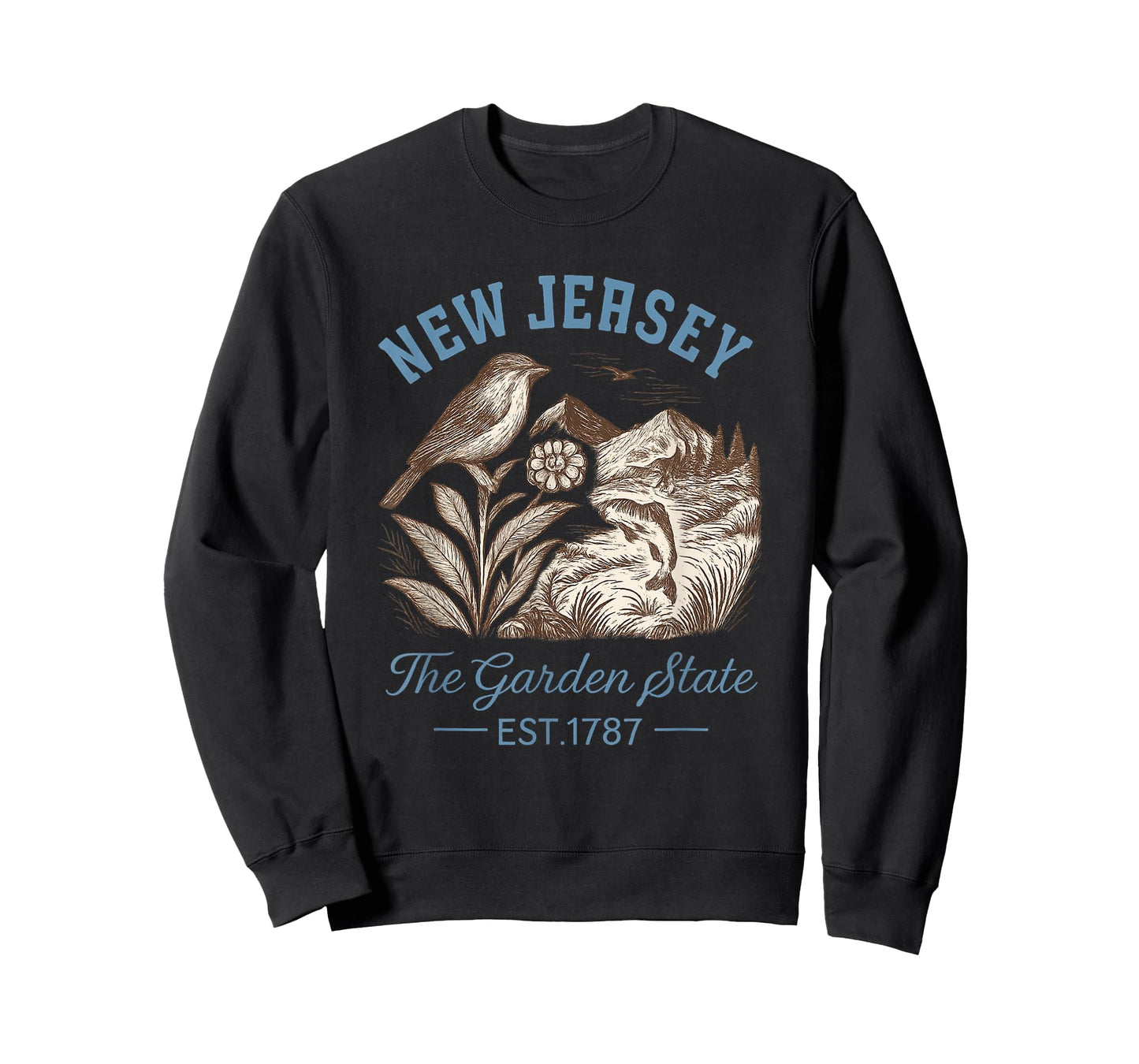 Vintage New Jersey The Garden State Tshirt T-Shirt