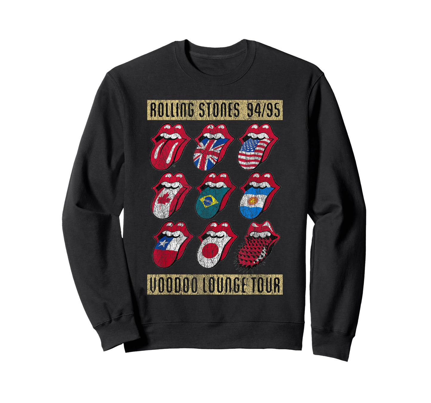 Rolling Stones Voodoo Lounge Charcoal T-Shirt