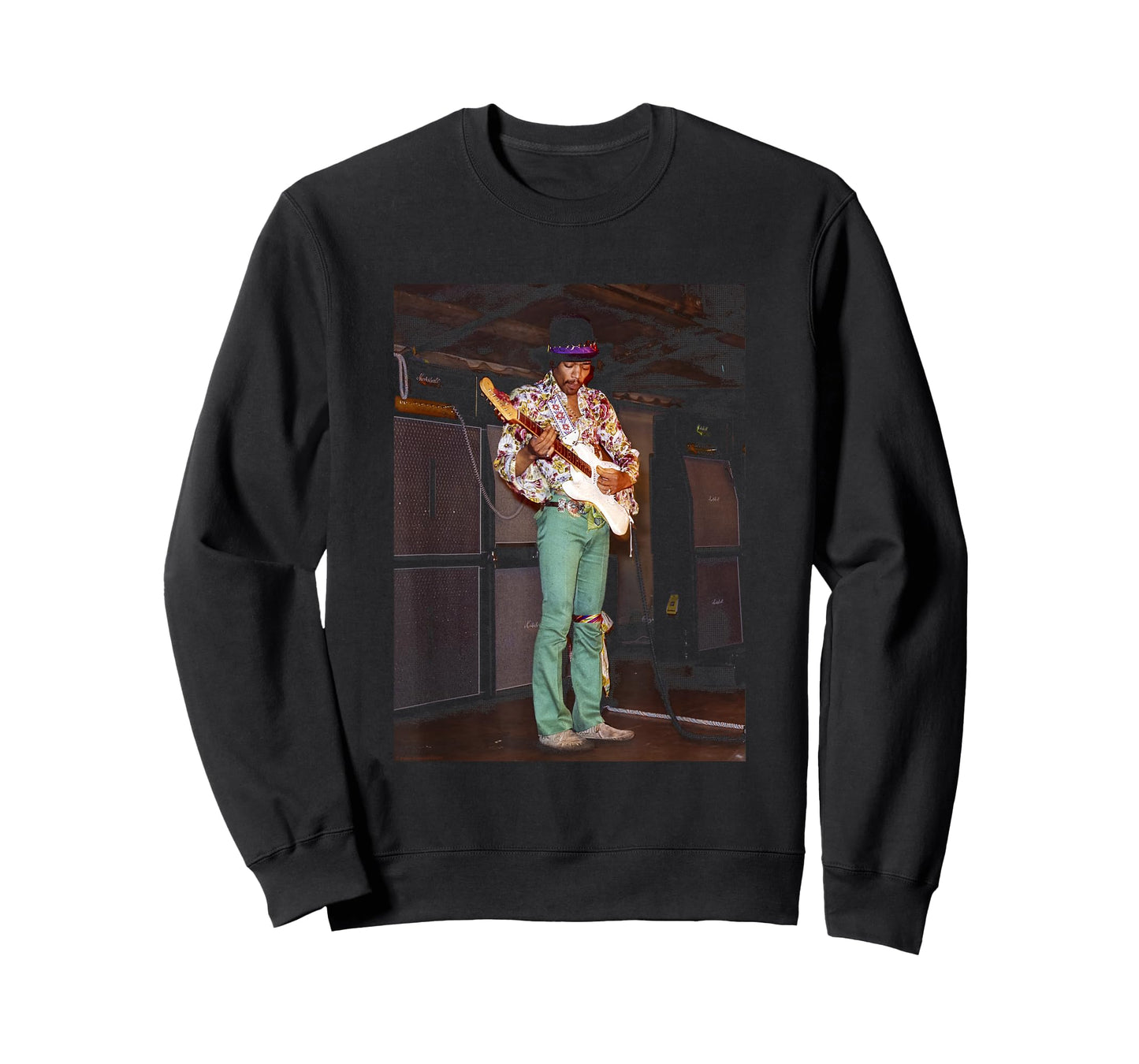 Jimi Hendrix at Woburn Festival 1968 by Everard Smith T-Shirt