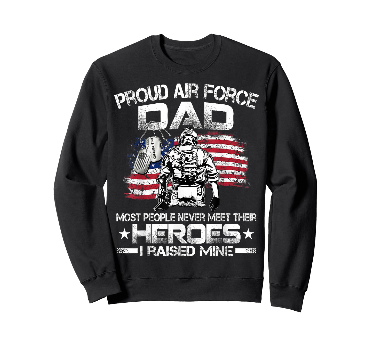 Proud Air Force Dad Pride Military Family US Air Force T-Shirt