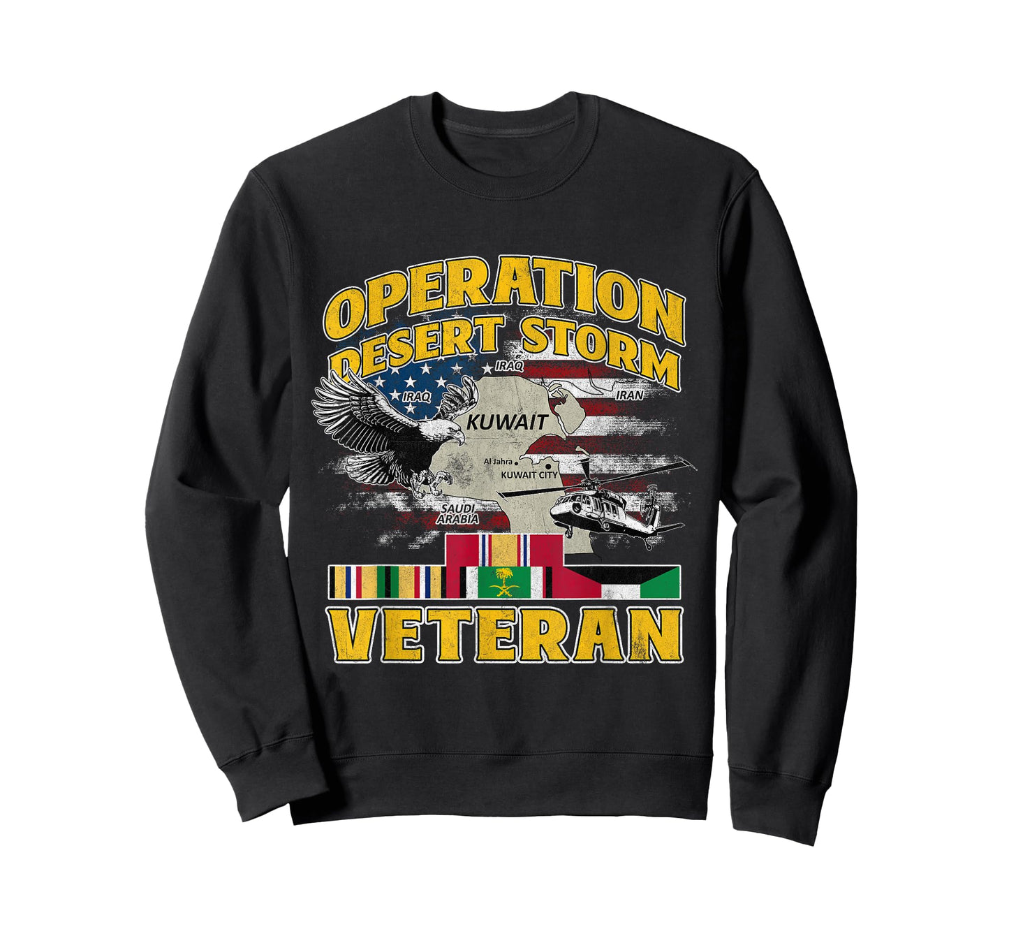 ODS Veteran Operation Desert Storm Ribbon Vintage Iraq T-Shirt