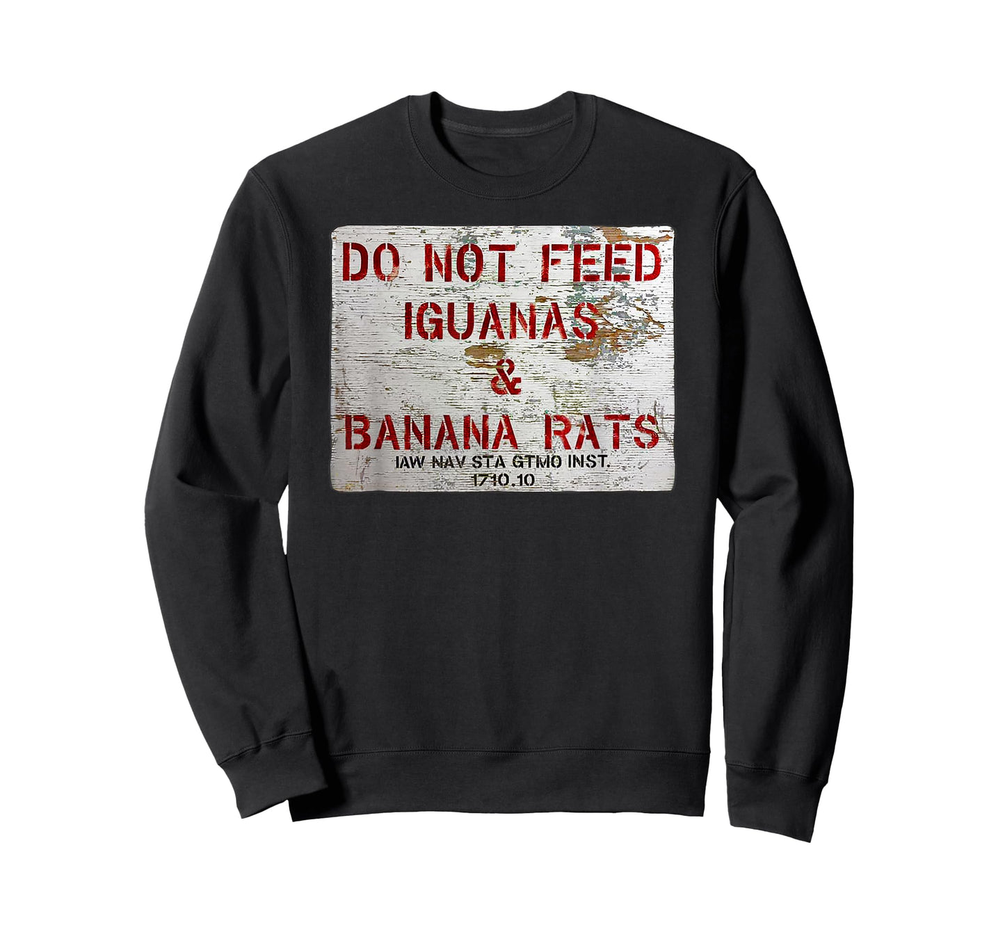 GTMO Do Not Feed Iguanas & Banana Rats - Guantanamo Bay Cuba T-Shirt
