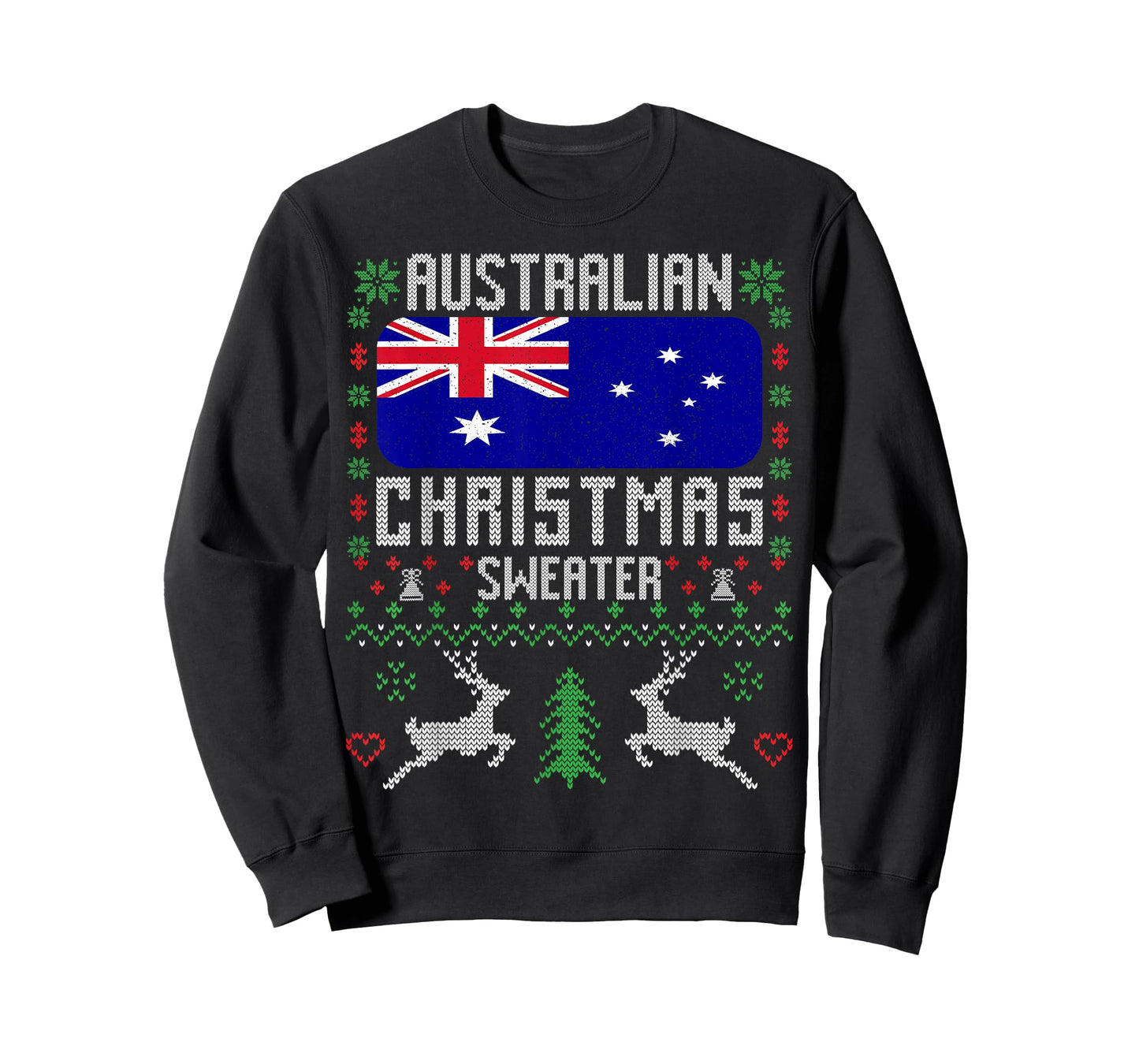 Australia Flag Australian Christmas Sweater T-Shirt