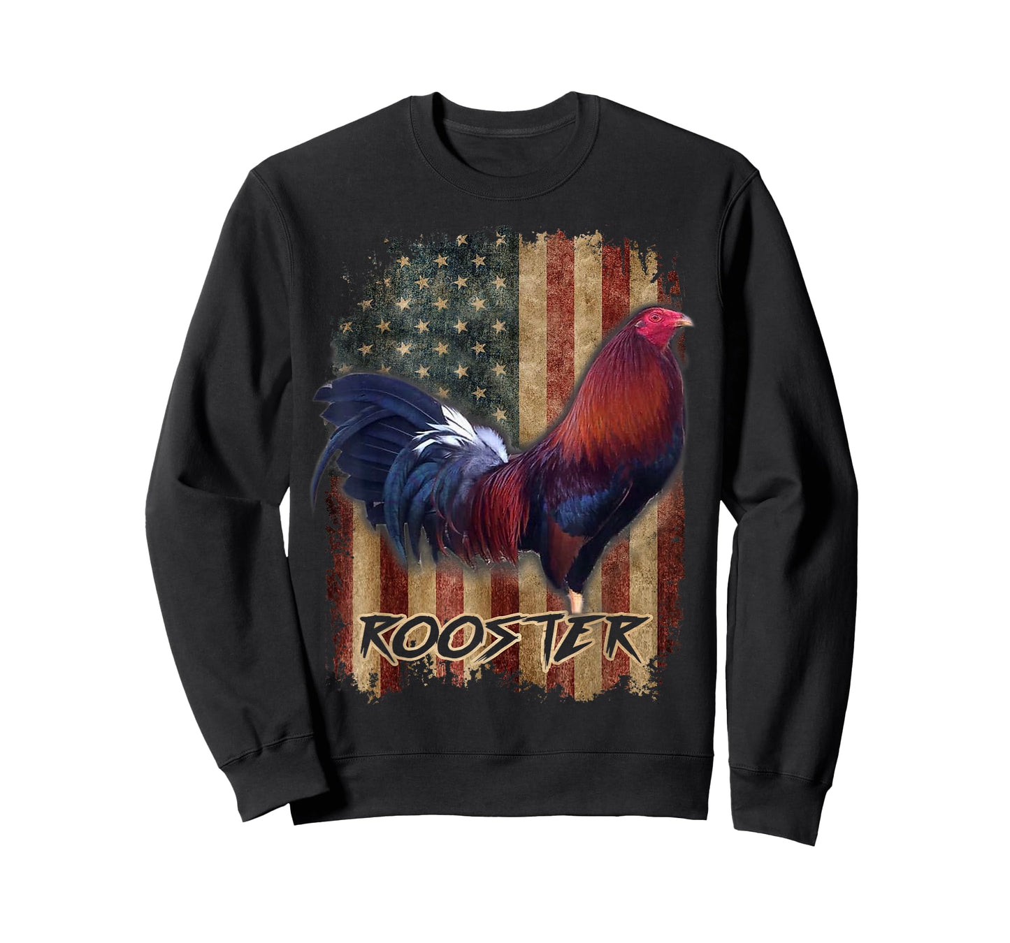 Rooster Shirt Cock Fight US Flag T-Shirt