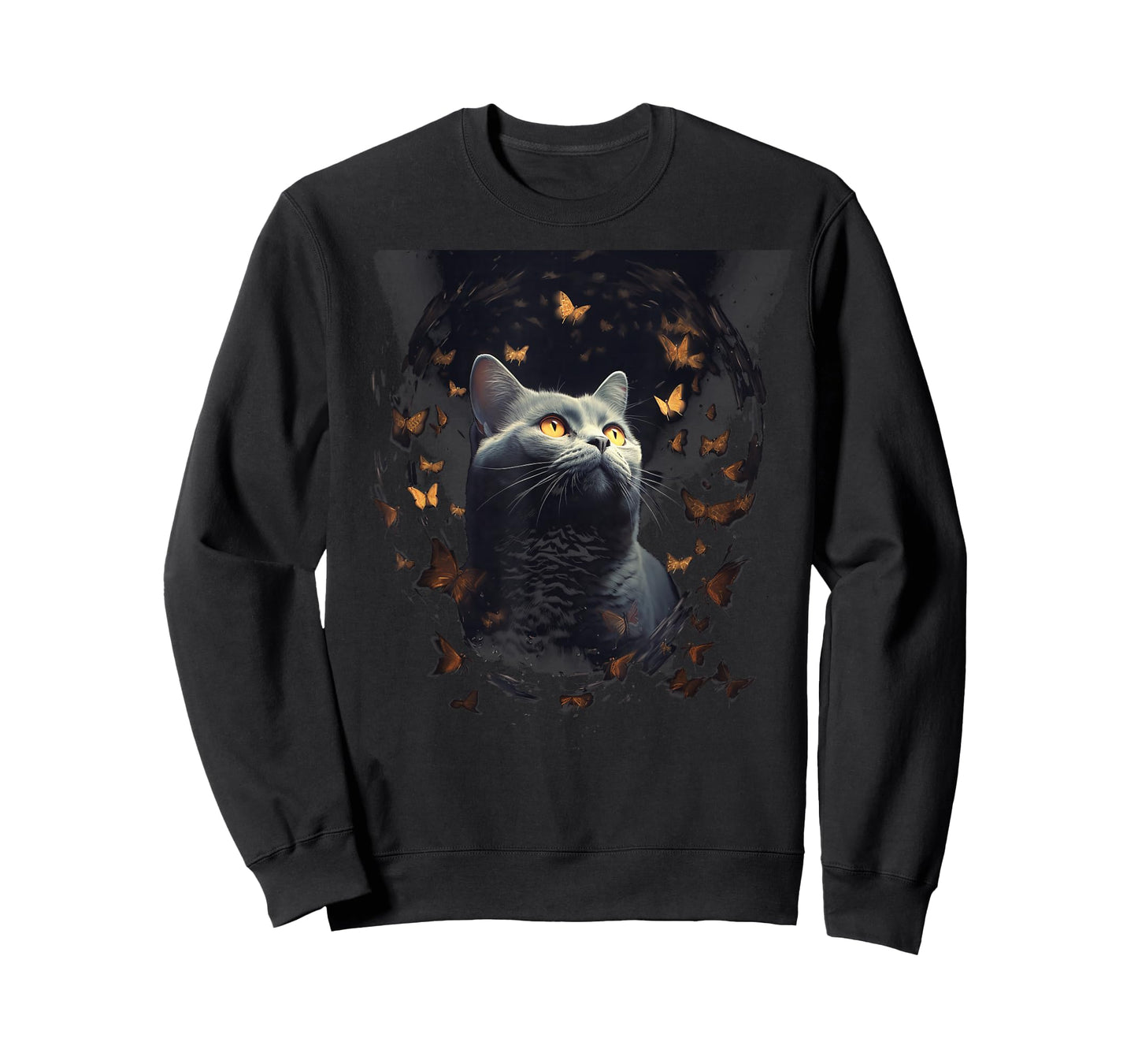 Chartreux Cat Eyes Kitty Kitten Cat Artwork Cat Face T-Shirt