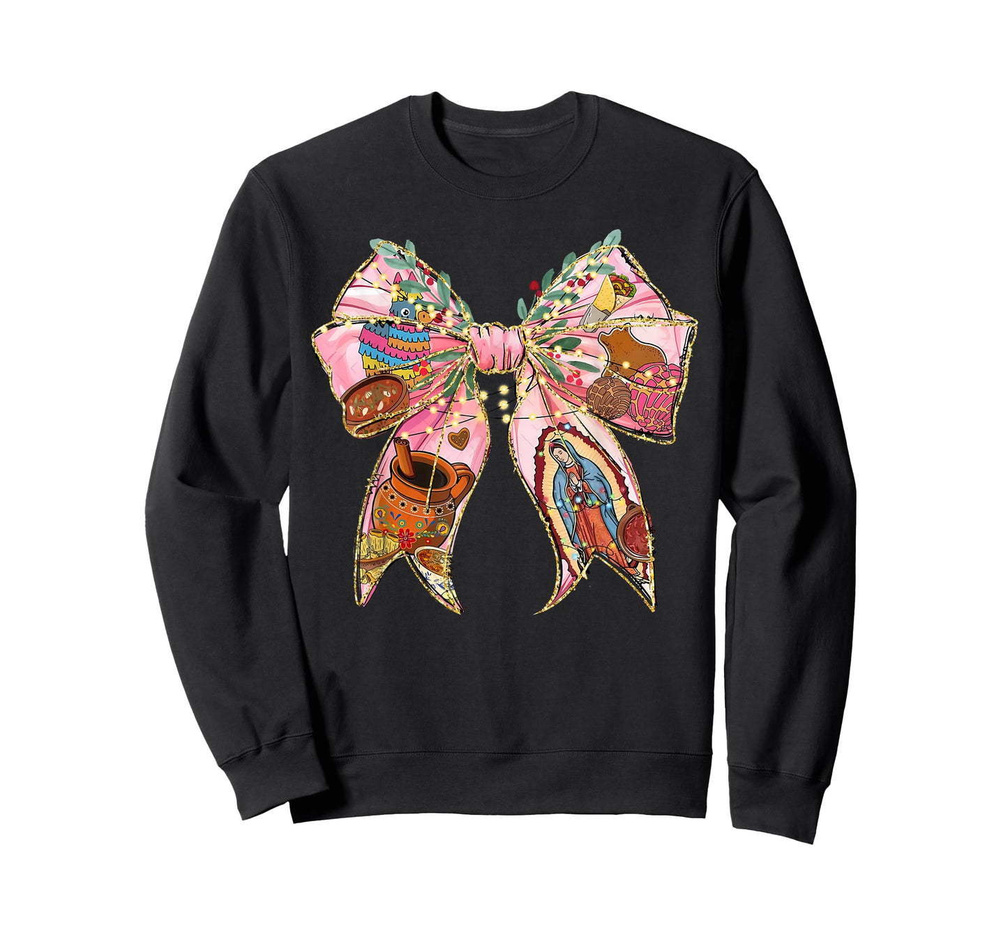 Coquette Christmas Tis The Season Mexican Xmas Bow Spanish T-Shirt