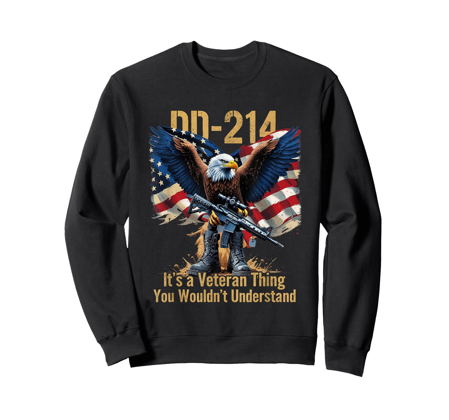 It's A Veteran Thing US Flag Retired Eagle Army T-Shirt