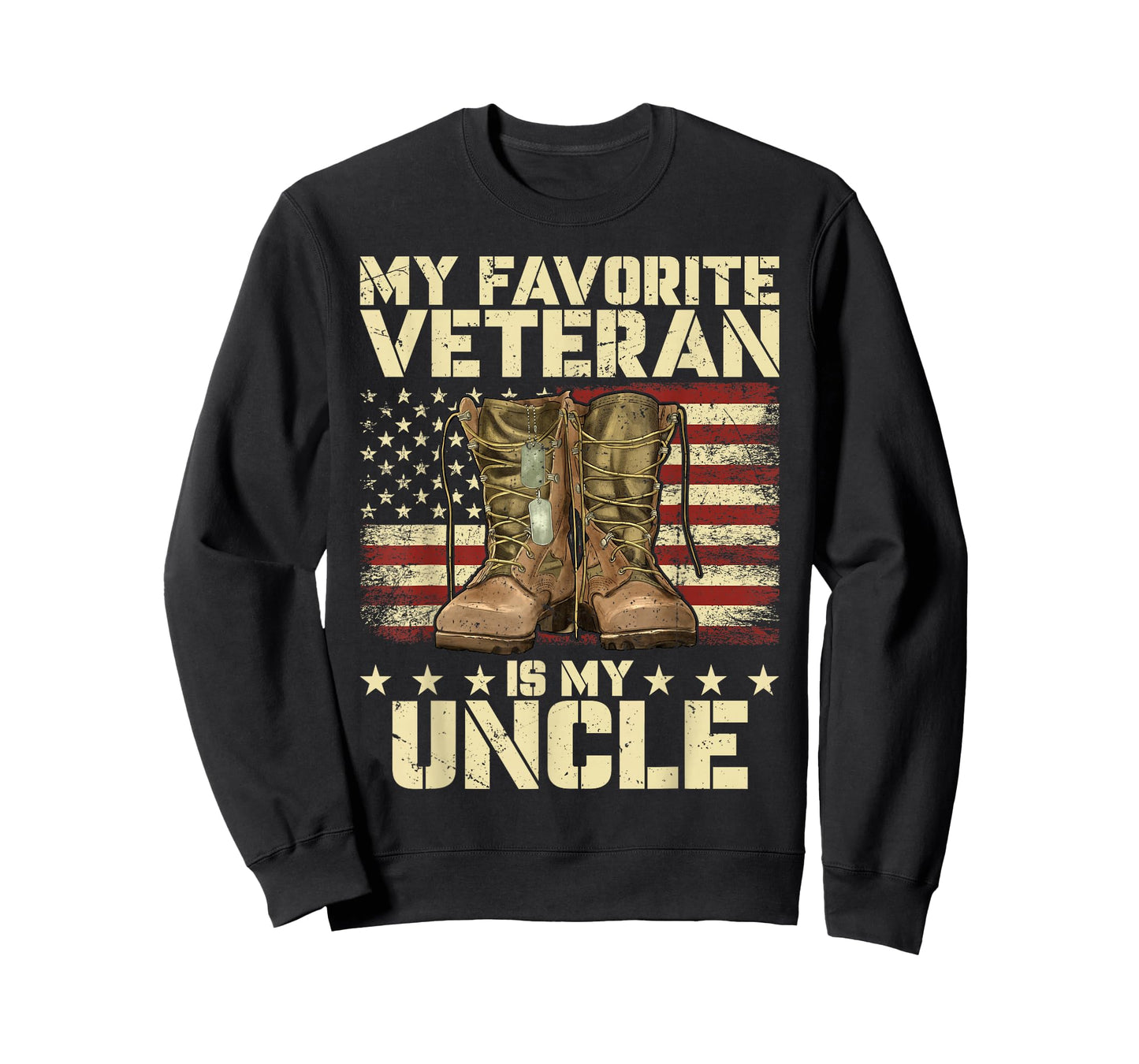 Army Veterans Day My Favorite Veteran Is My Uncle For Kids T-Shirt