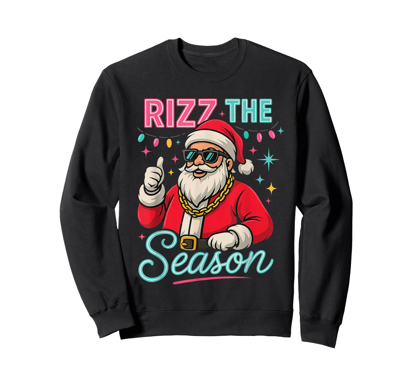 Skibidi Rizzmas Christmas Rizz Santa Claus Rizz The Season T-Shirt