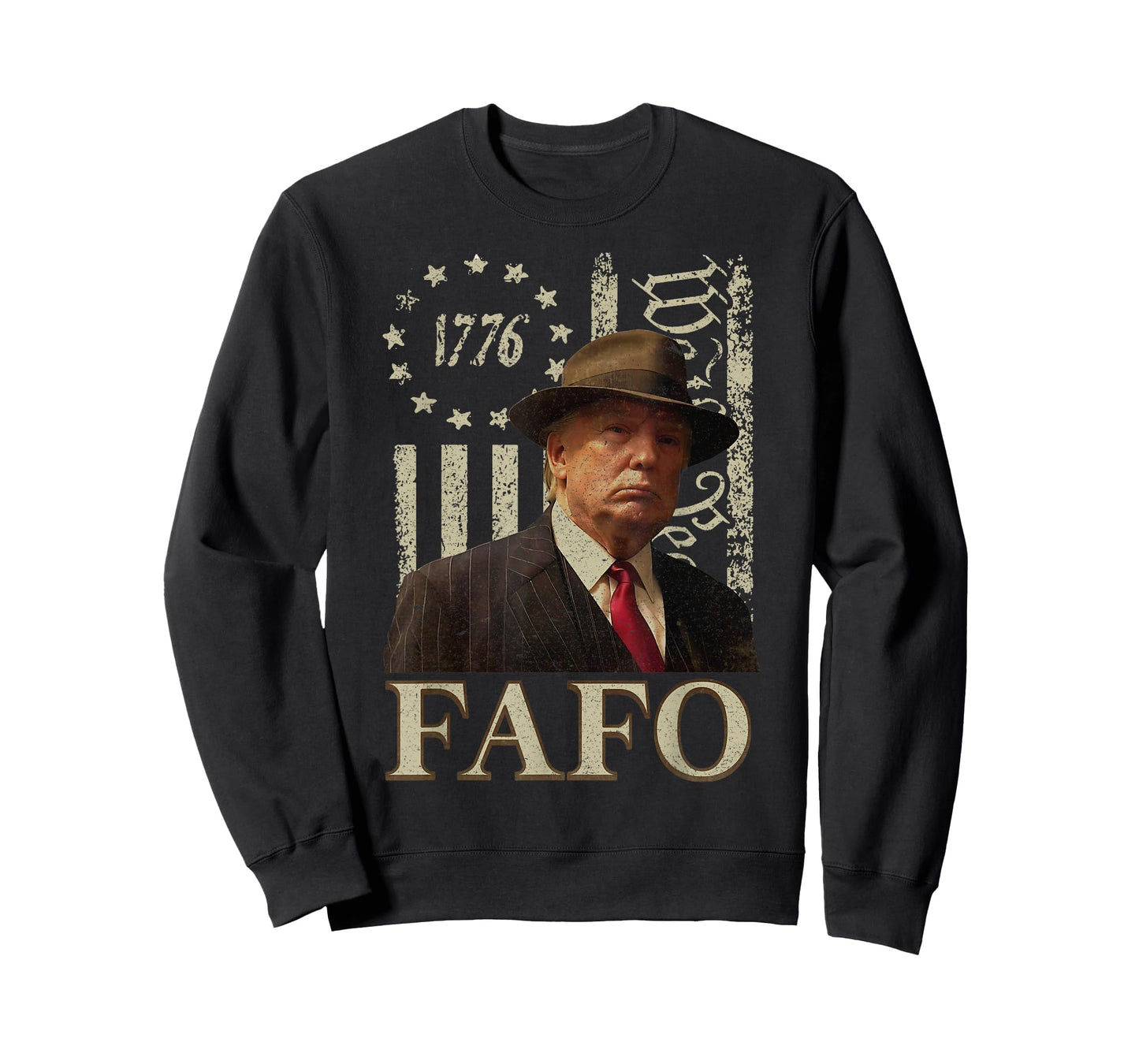 Trump Fafo, Funny Fafo Trump American Flag T-Shirt
