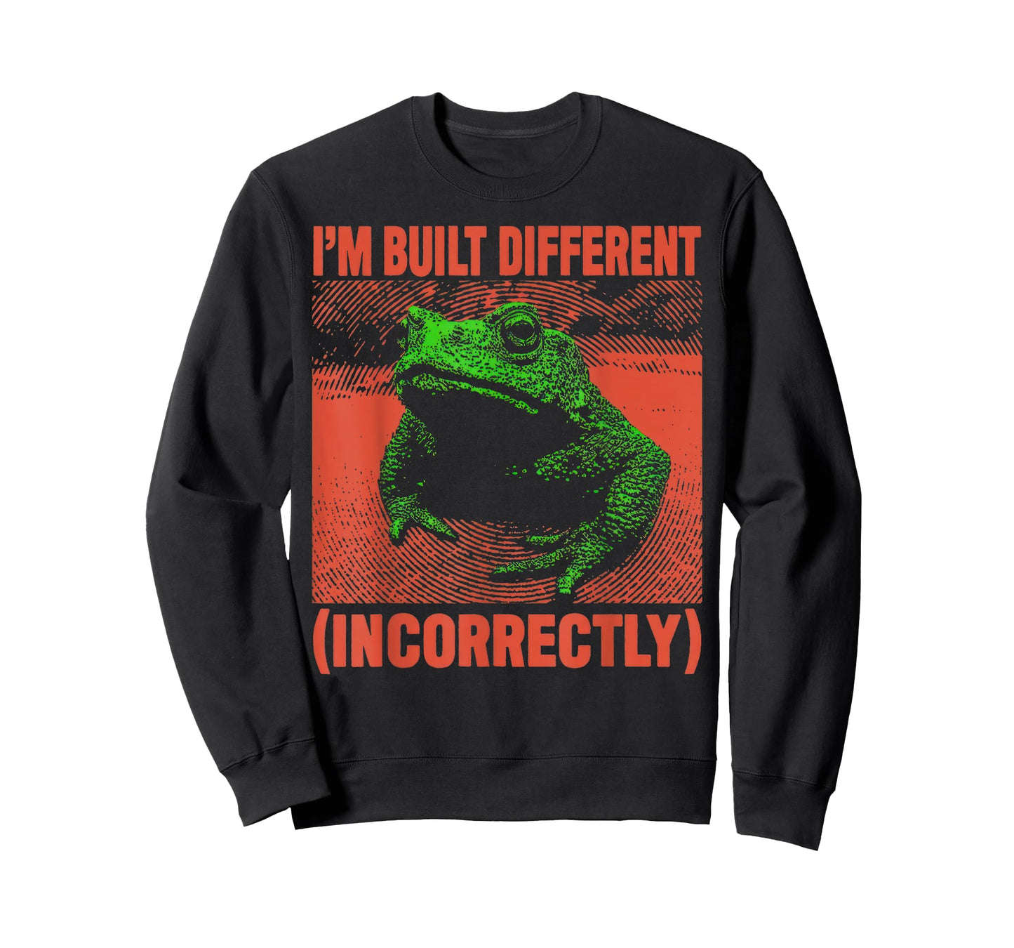 I'm Built Different Incorrectly Frog Retro T-Shirt
