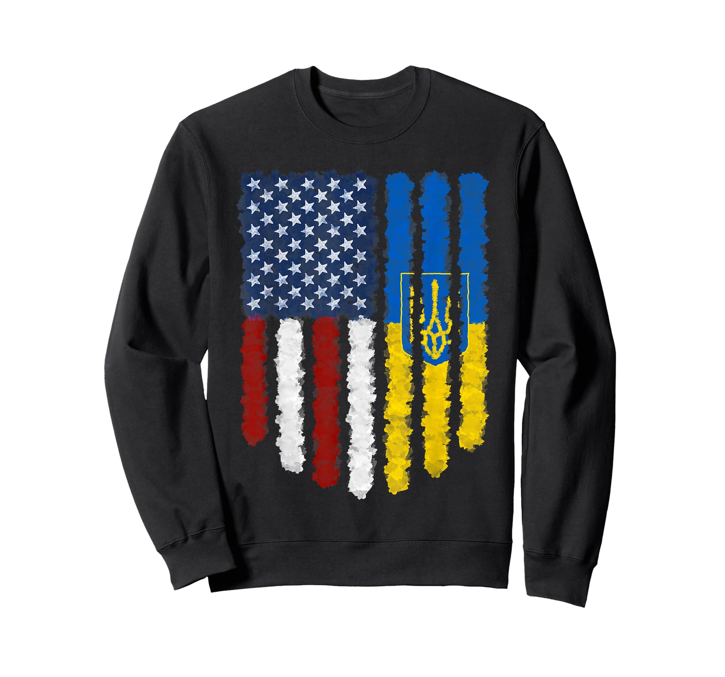 Ukrainian American Flag Ukraine Usa America T-Shirt