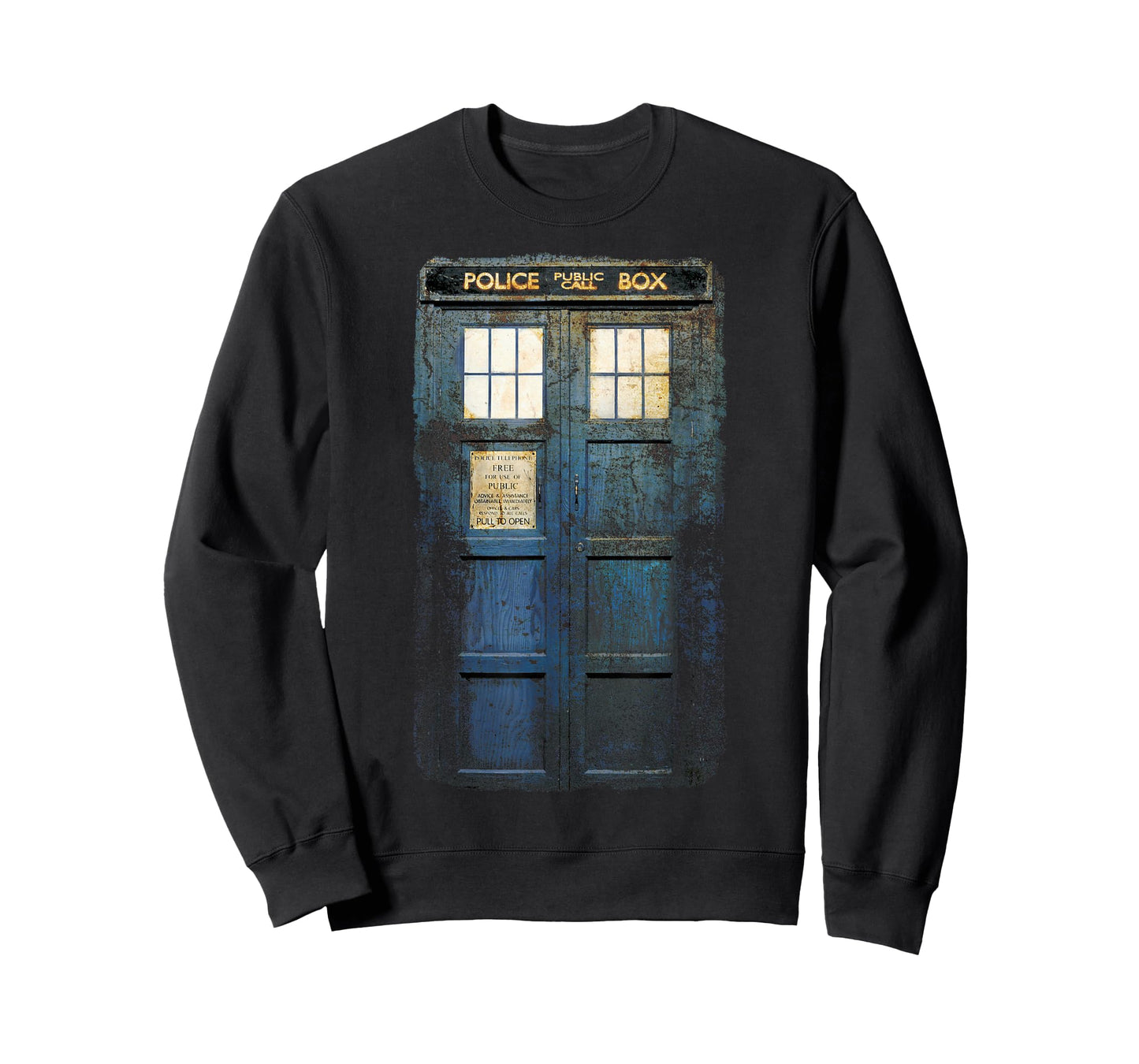 Cosplay Tardis Distressed Time-Traveller Sci-Fan T-Shirt