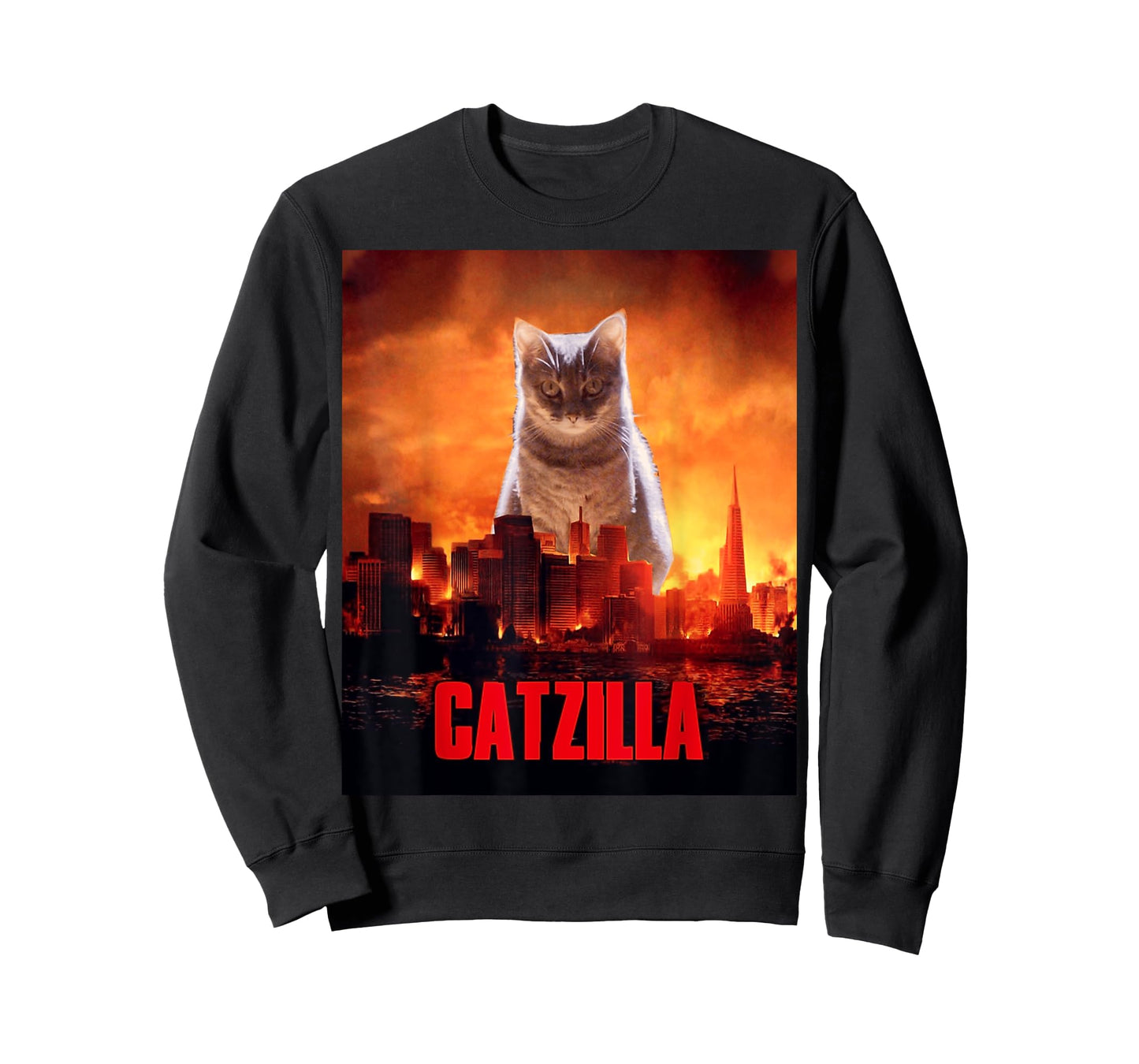 Catzilla Cat Kitten Lover T-Shirt