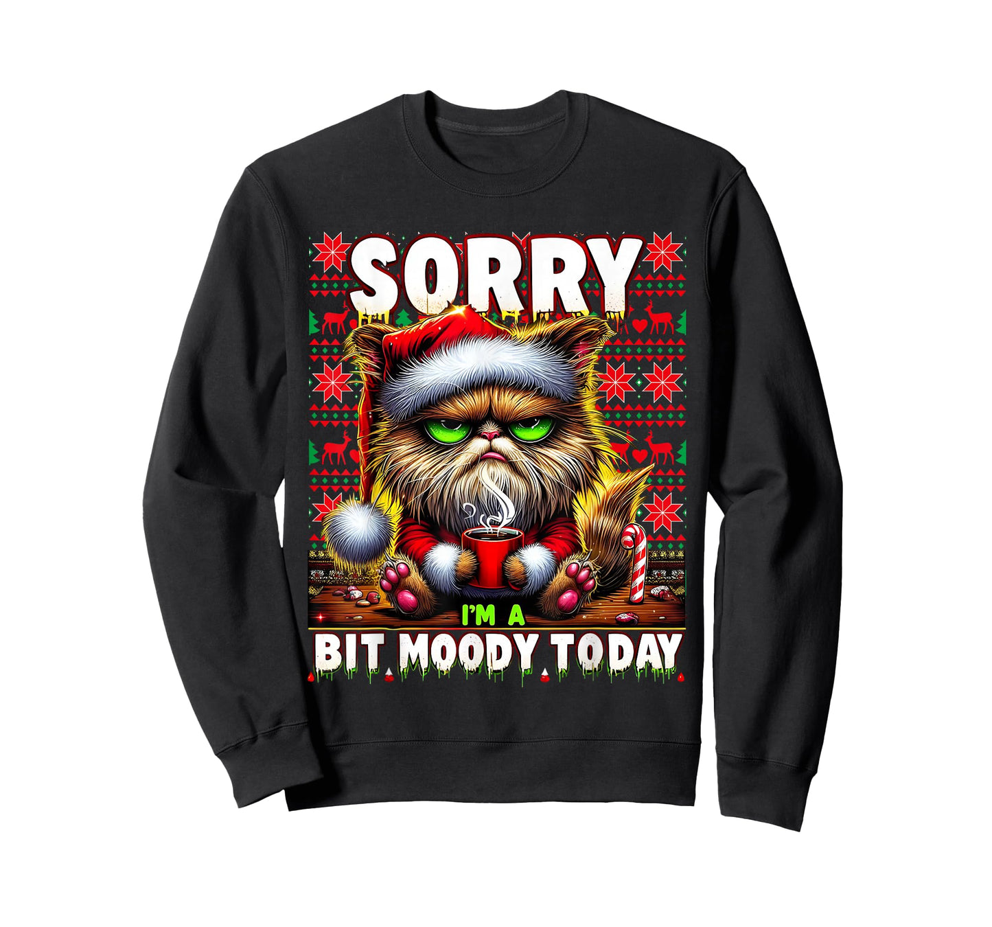 Funny Christmas Cat Lovers T-Shirt