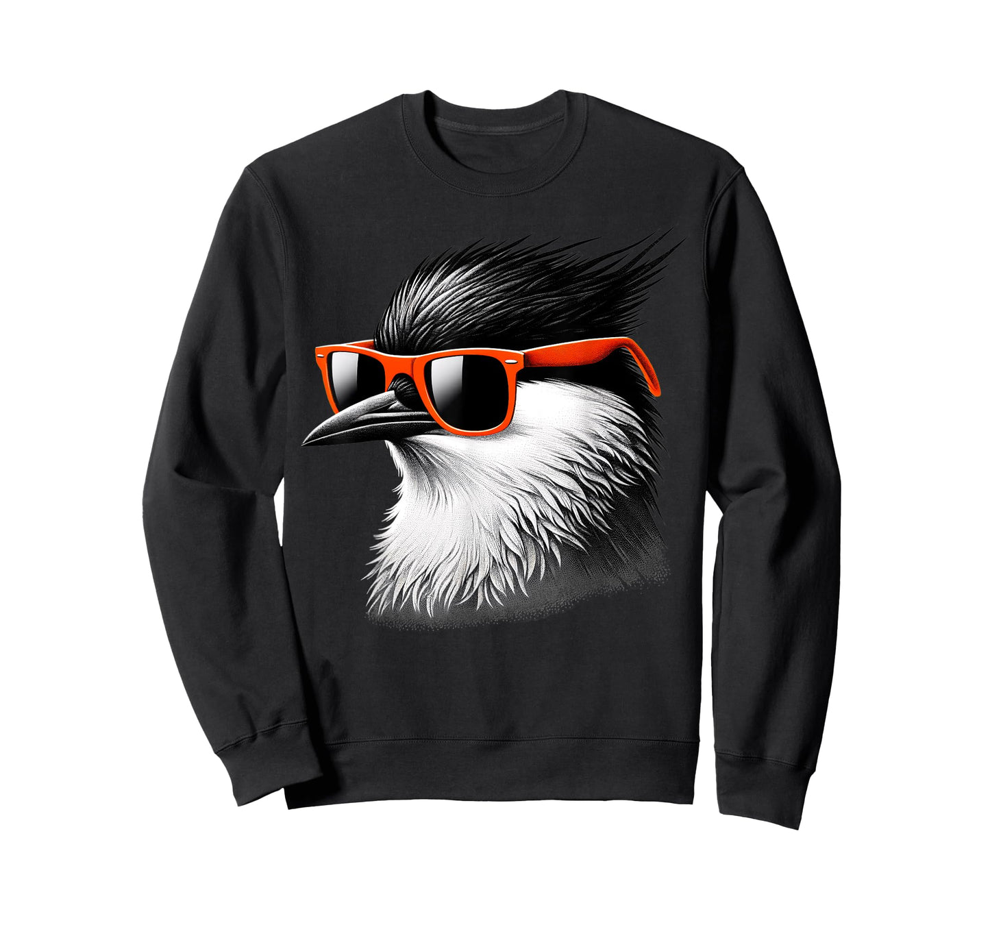 Cool Tern Bird Wearing Sunglasses Graphic Art T-Shirt