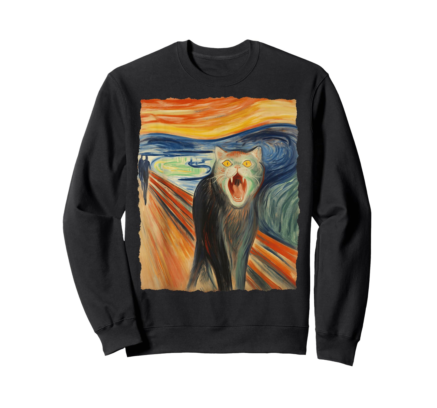 The Scream Cat – Fine Art Painting Funny Kitty Lover T-Shirt