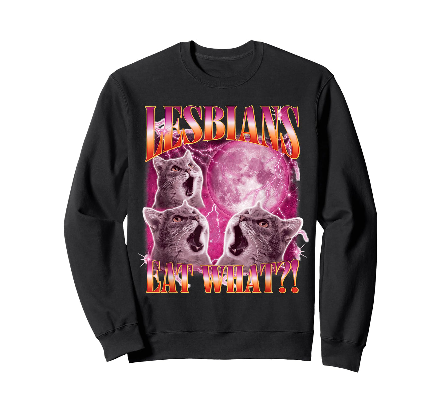 Funny Gay Pride Lesbians Eat What WLW Queer LGBTQ T-Shirt