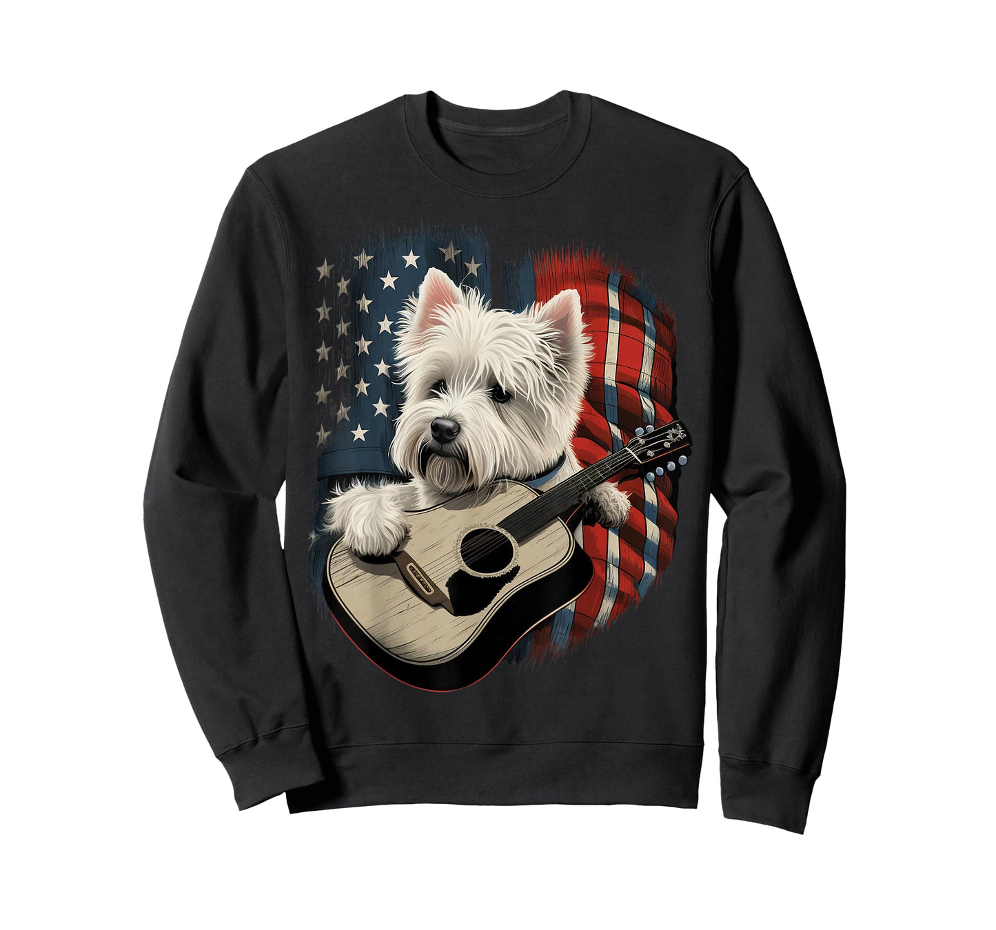 American West Highland White Terrier USA Westie County Music T-Shirt