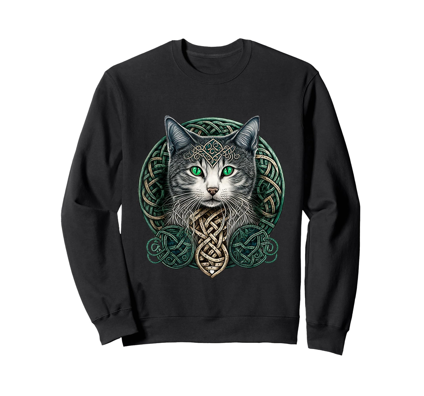 Celtic Cat | Scottish | Celtic Knots | Wiccan | Pagan Witch T-Shirt