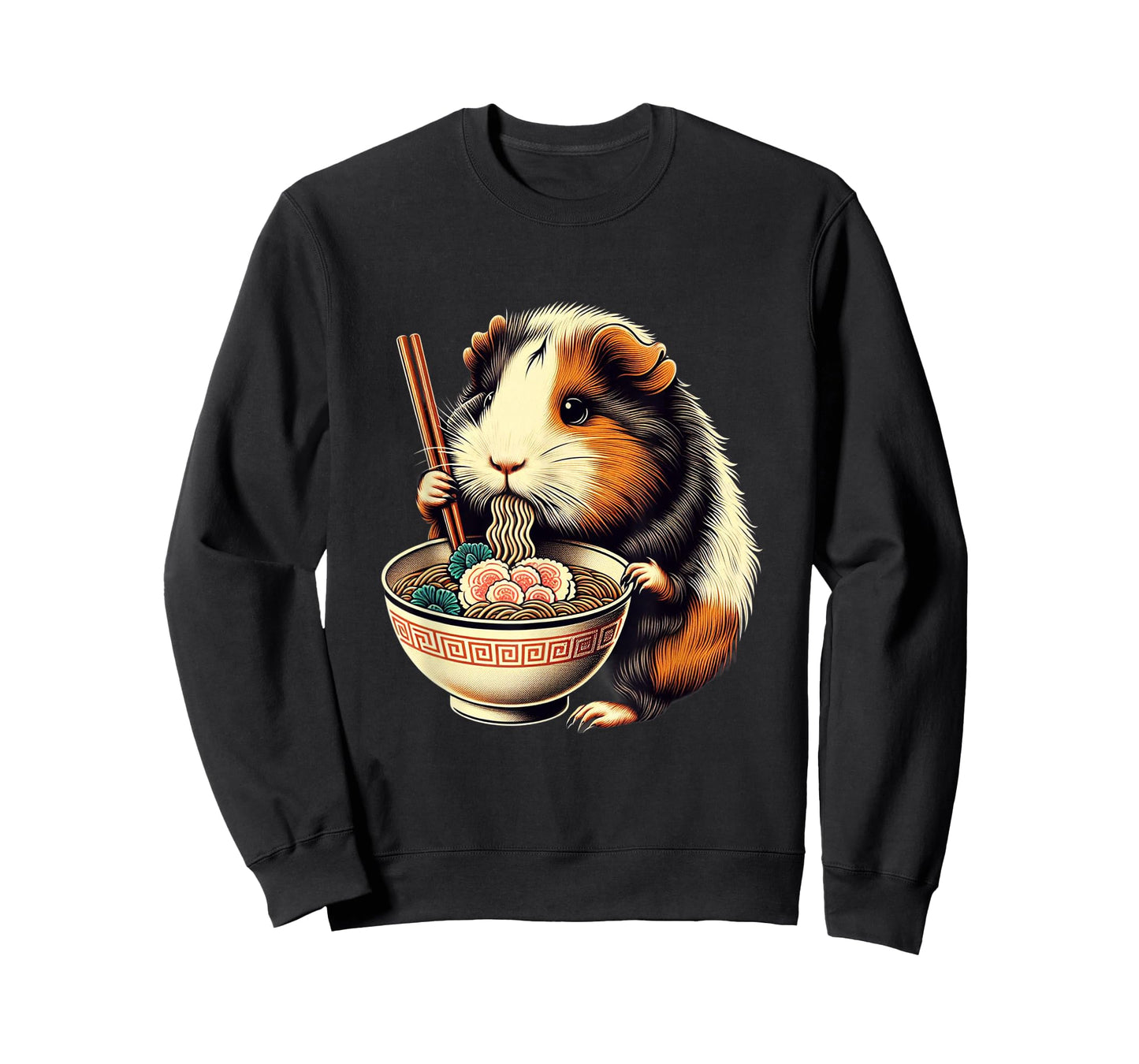 Guinea Pig Ramen Kawaii Neko Japanese Noodles Aesthetic T-Shirt