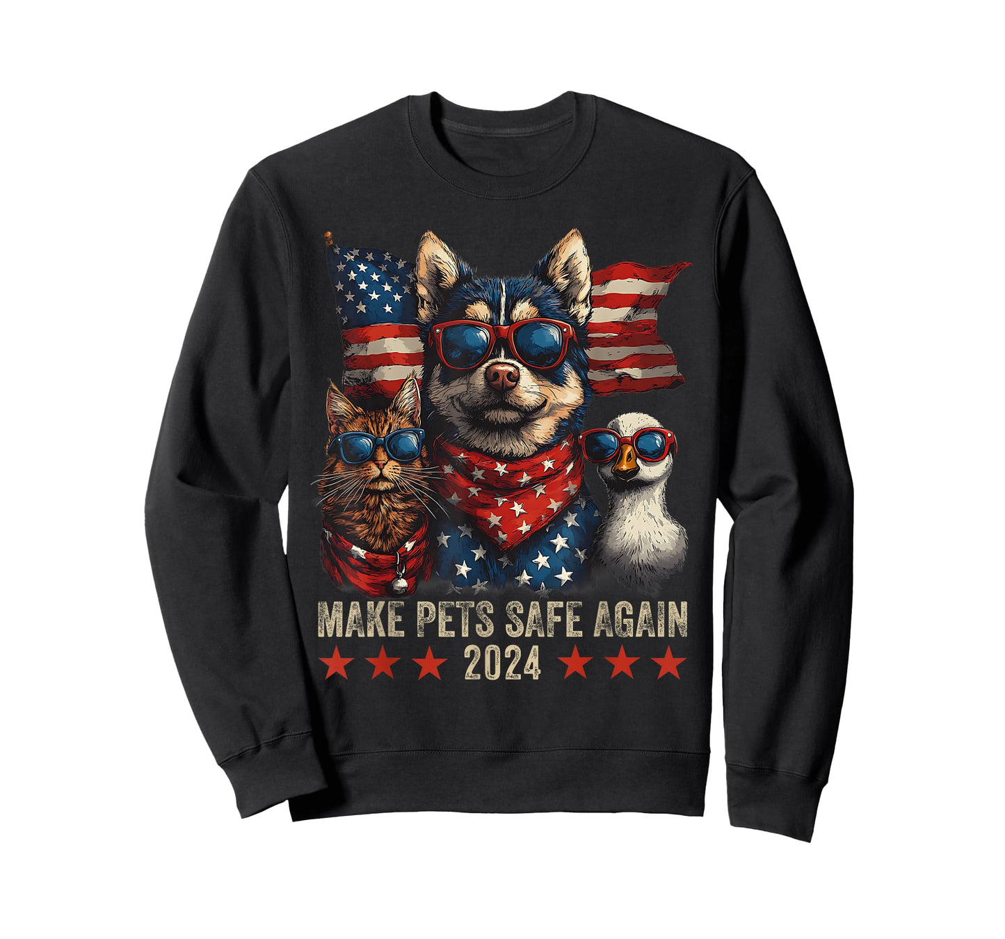 Make Pets Safe Again Trump 2024 Save Our Pets T-Shirt