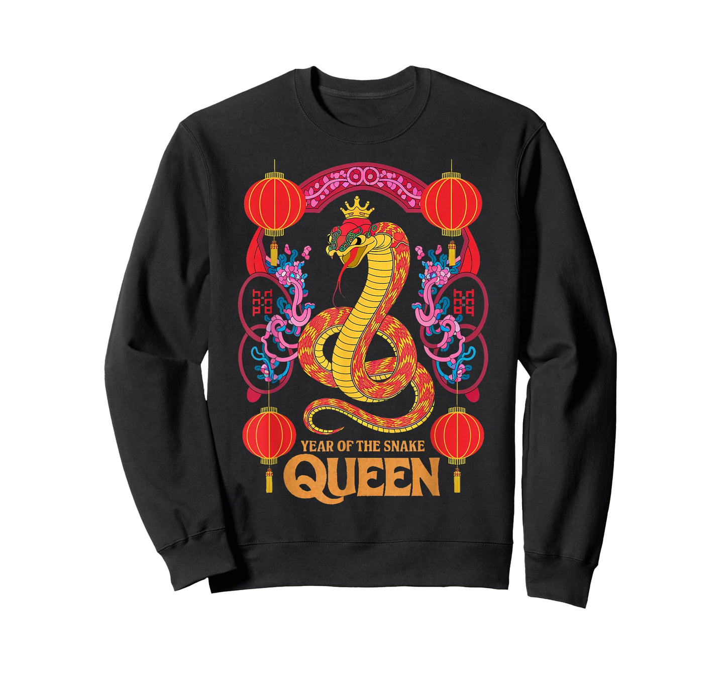 Snake Queen Chinese New Year Zodiac Sign Year Of The Snake T-Shirt