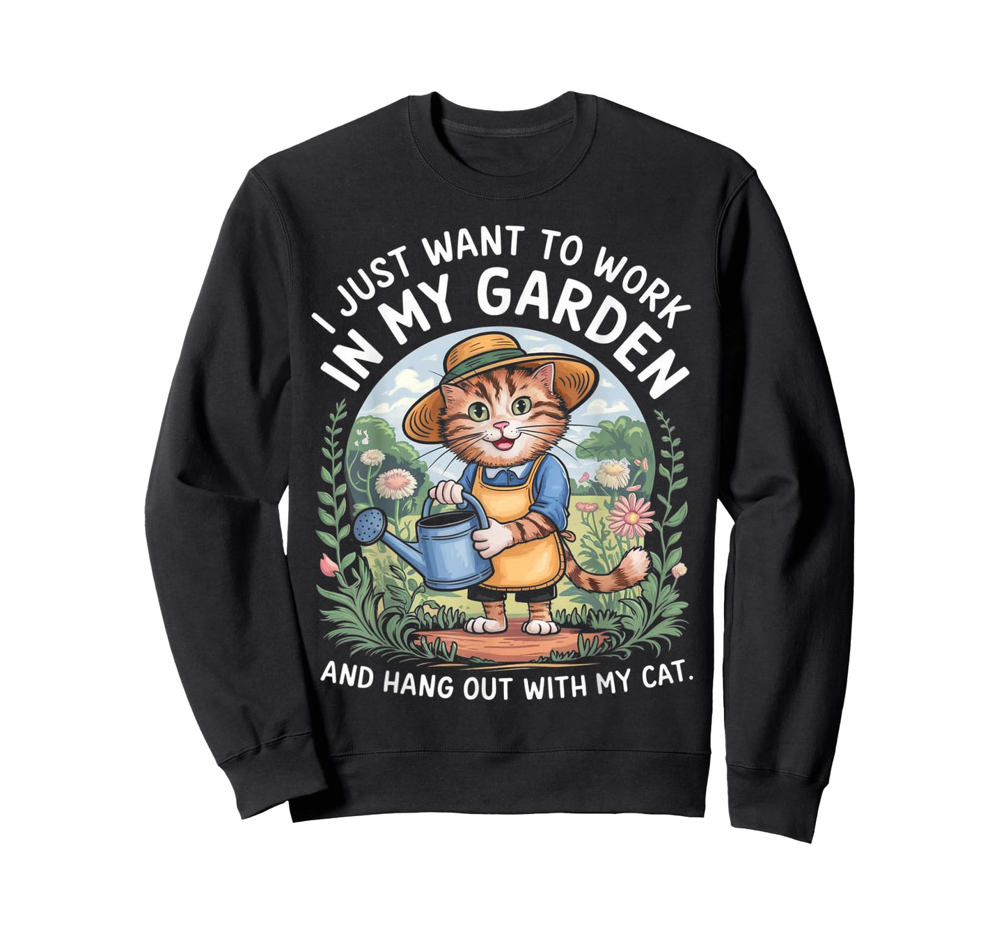 Gardening Cat Lover Gardener Garden Pet Plants Cats Women T-Shirt