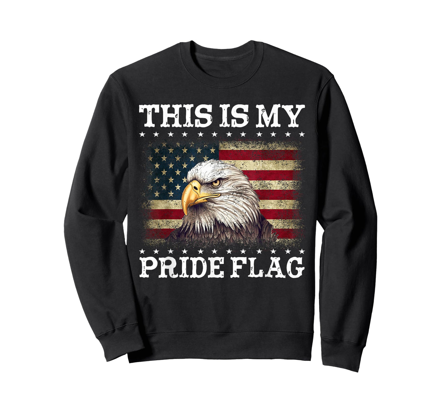 This is My Pride Flag USA American 4th of July Patriotic T-Shirt
