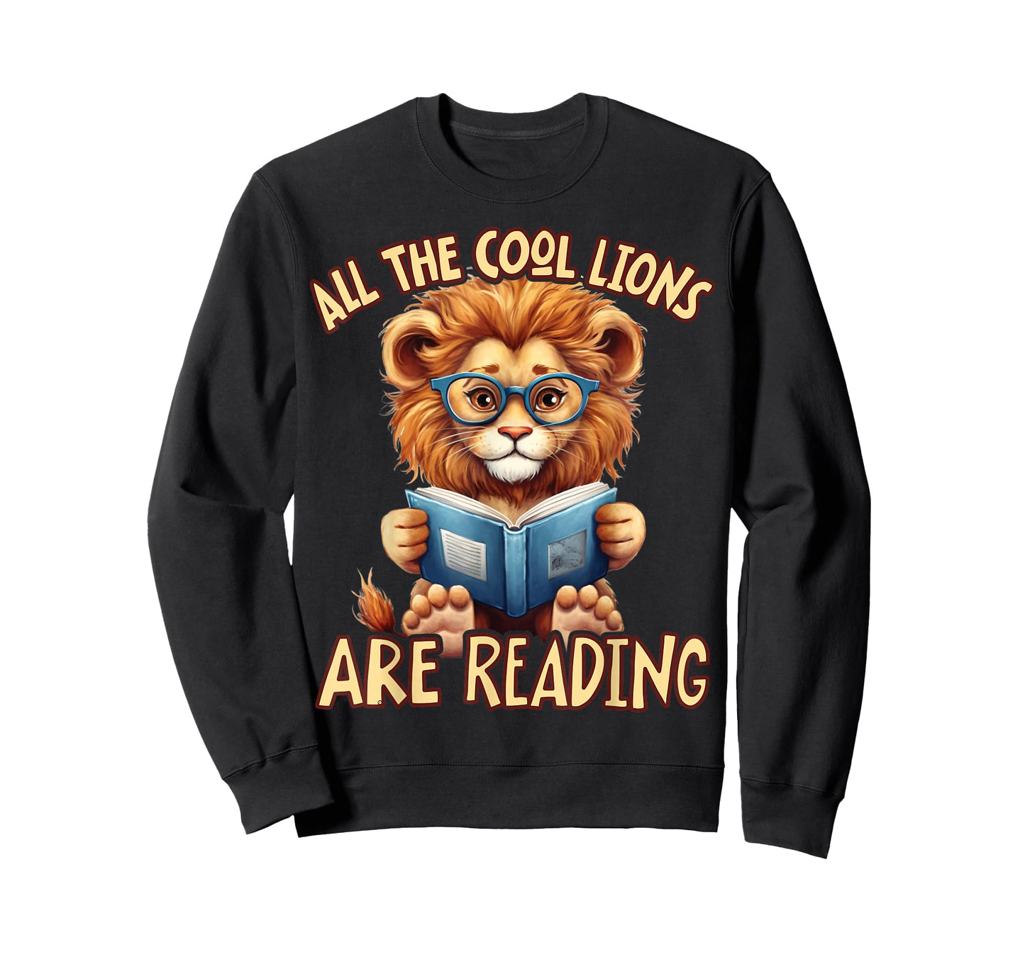 All The Cool Lions Are Reading Lion Teacher Men Women Kids T-Shirt