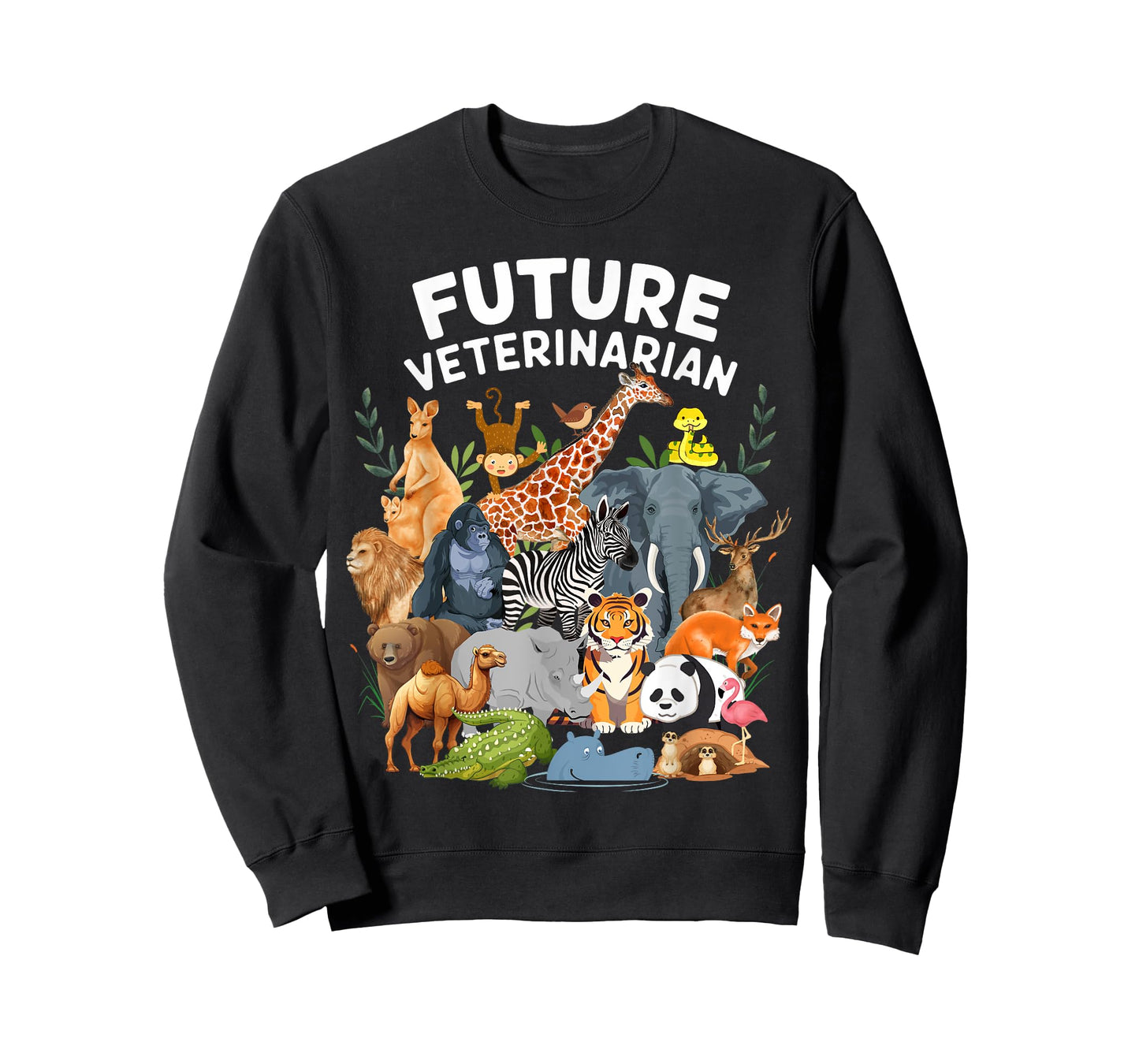 Men Women Kids Future Veterinarian Wildlife Animals Lovers T-Shirt