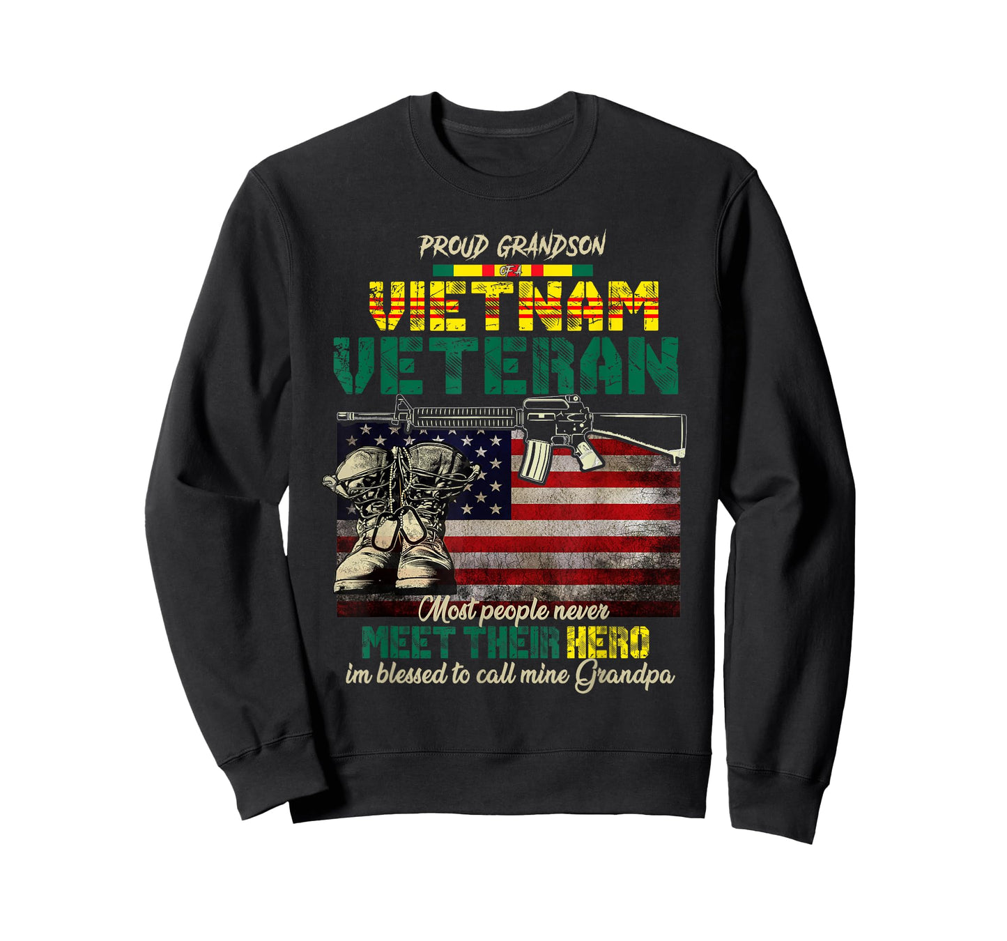 Vietnam Veteran's Grandson, Proud Grandson Of A Vietnam Vet T-Shirt