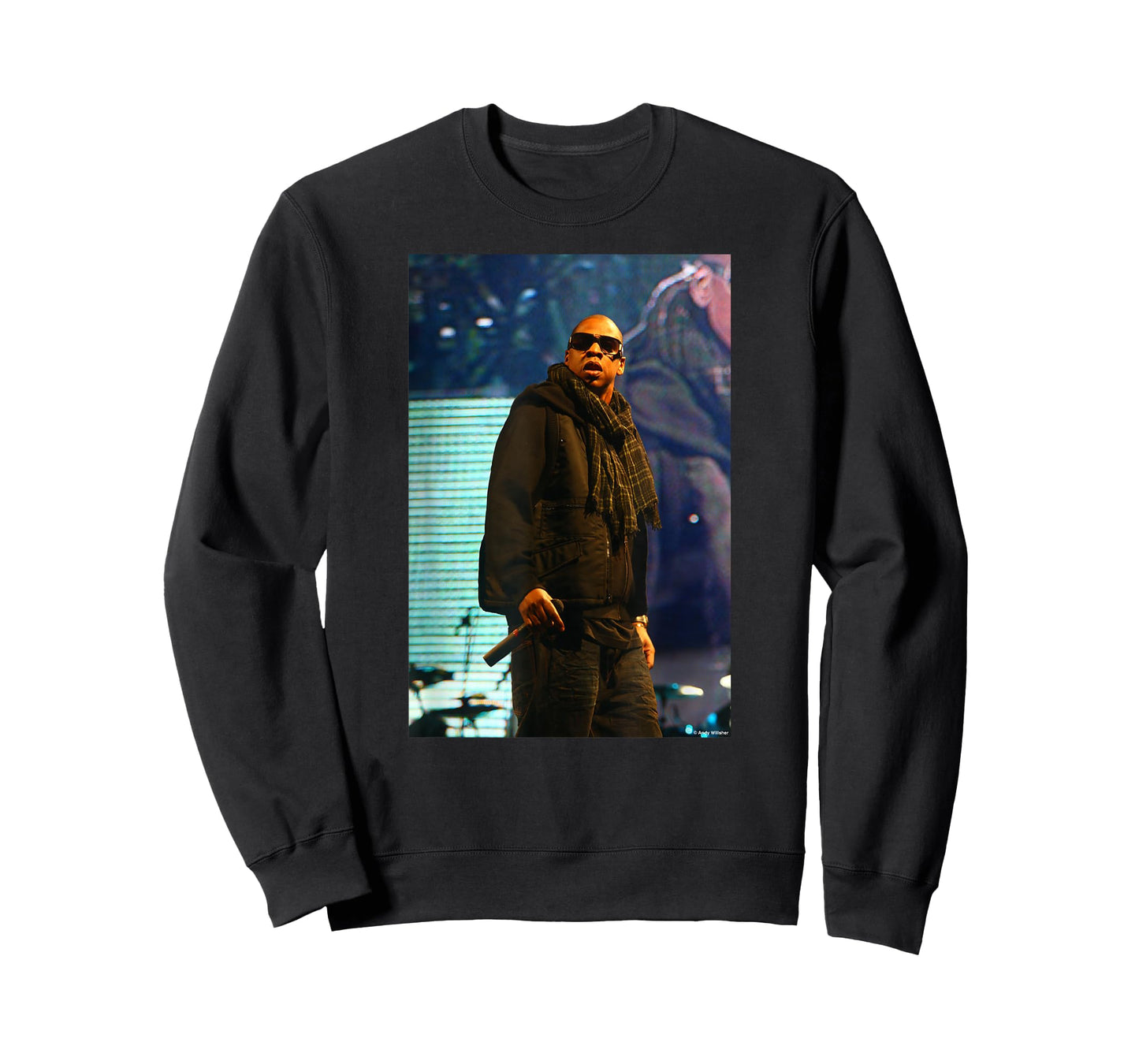 Jay-Z Hip Hop at Glastonbury 2008 by Andy Willsher T-Shirt