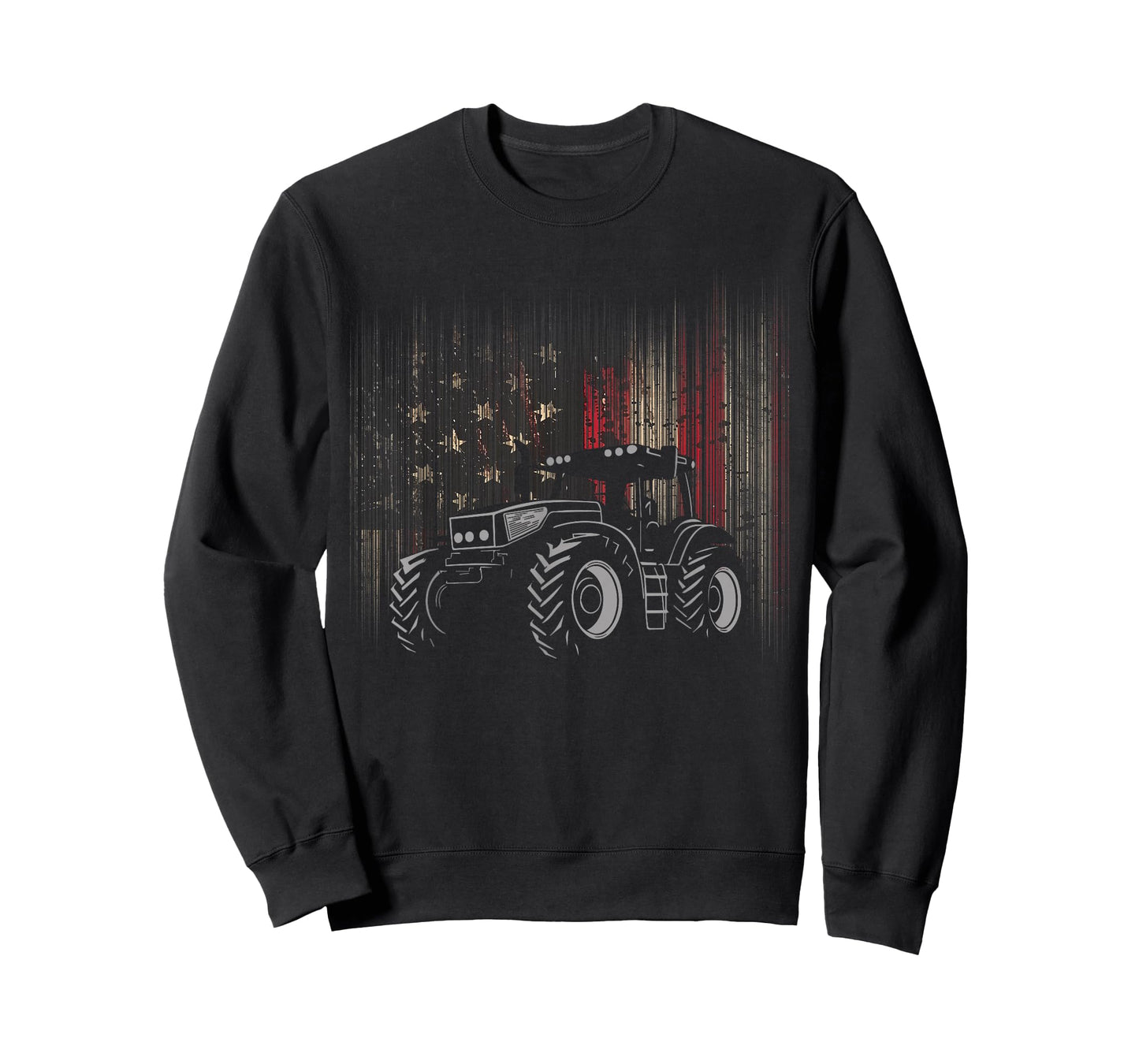 American Flag Tractor Patriotic Farmer T-Shirt
