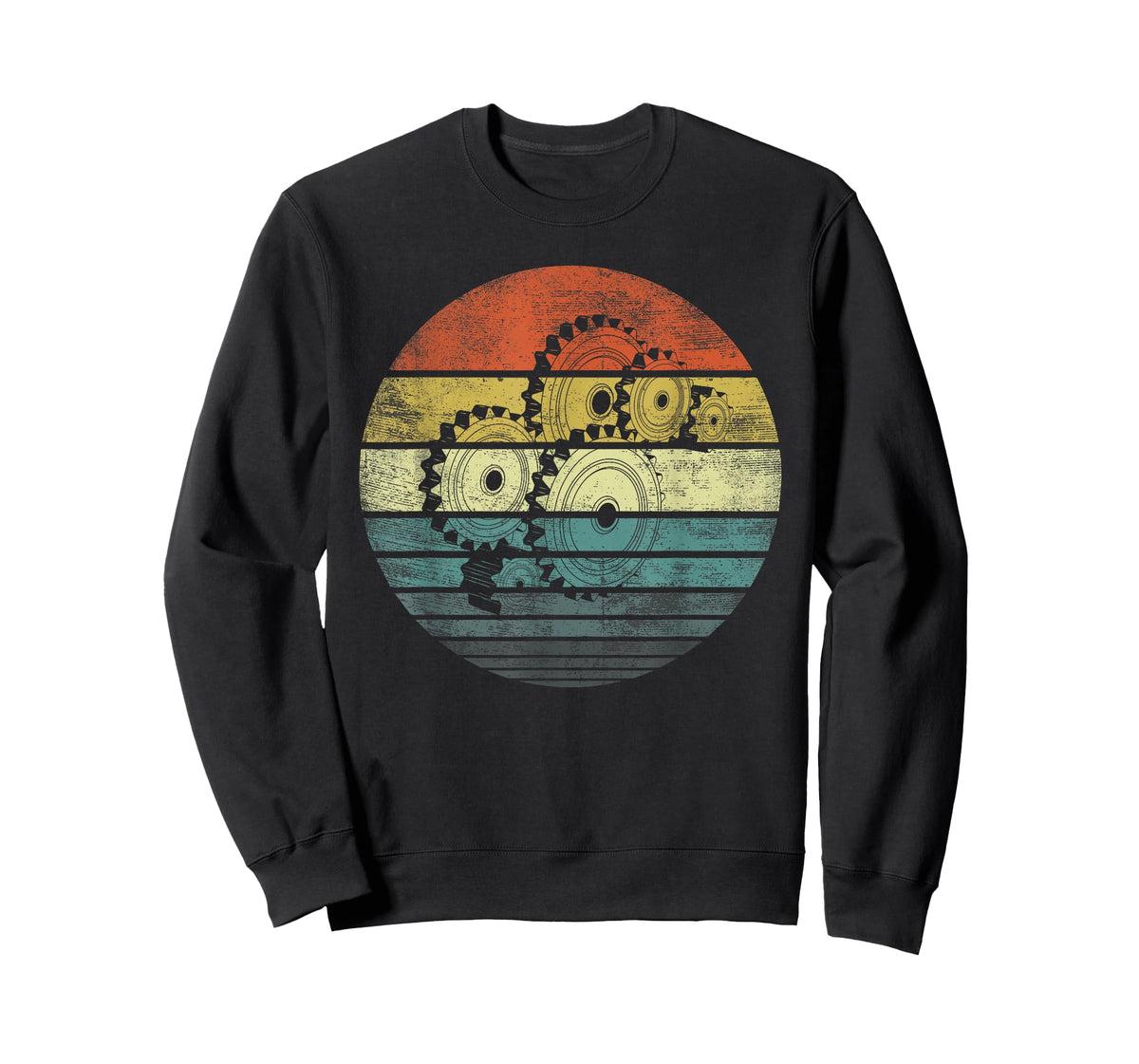 Mechanical Engineer Gifts Funny Retro Cogs Engineering Gear T-Shirt
