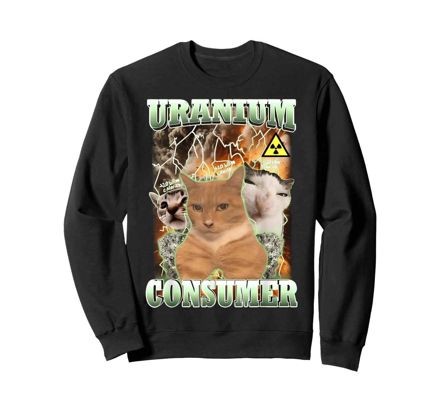Uranium Consumer Cat & FUNNY Cute Cats T-Shirt for Men Women Girls Kids